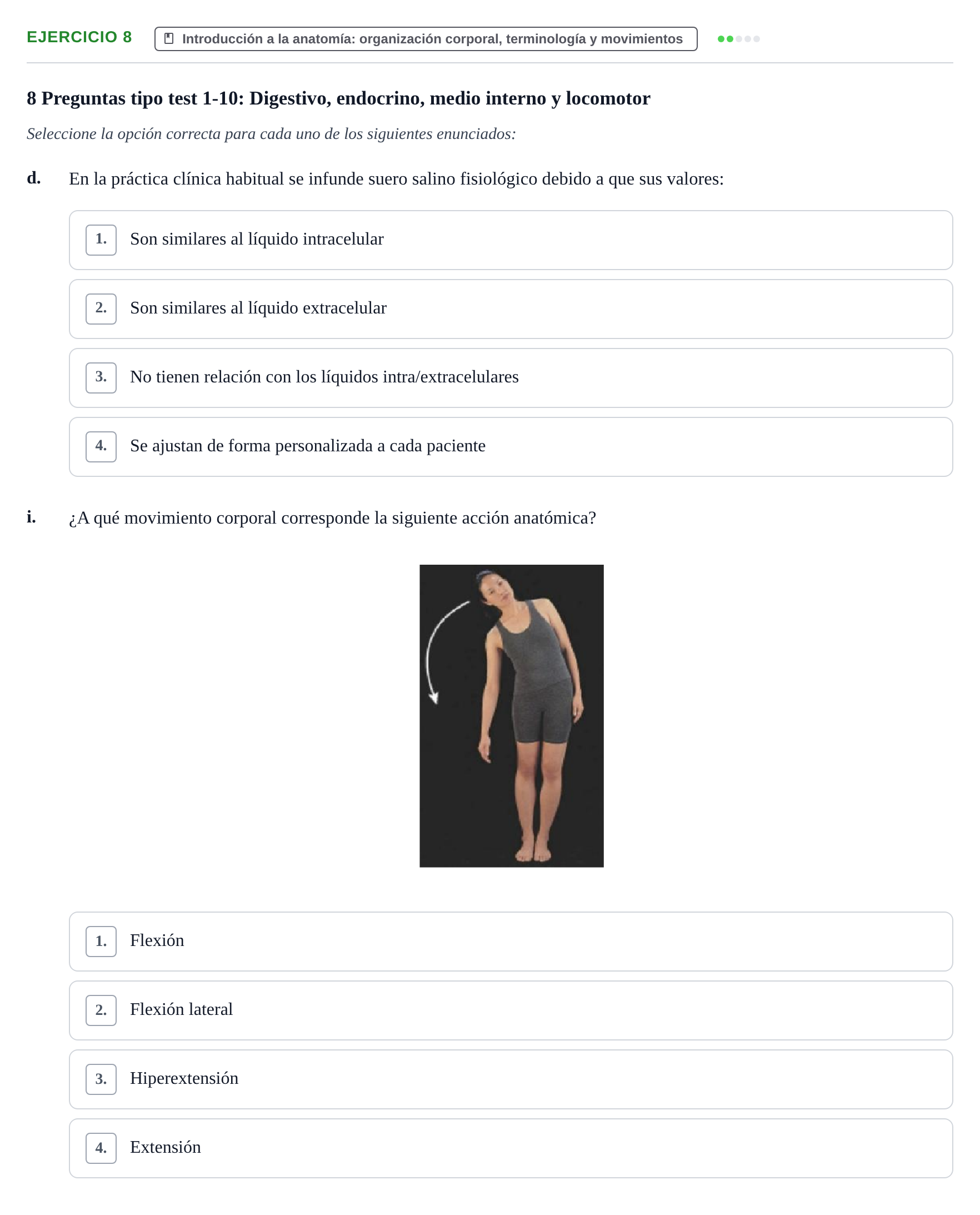 Enunciado: Ejercicio 8 - Introducción a la anatomía · BASES BIOLÒGIQUES PER L'ATENCIO A LA PERSONA: ANATOMIA UDL 2023