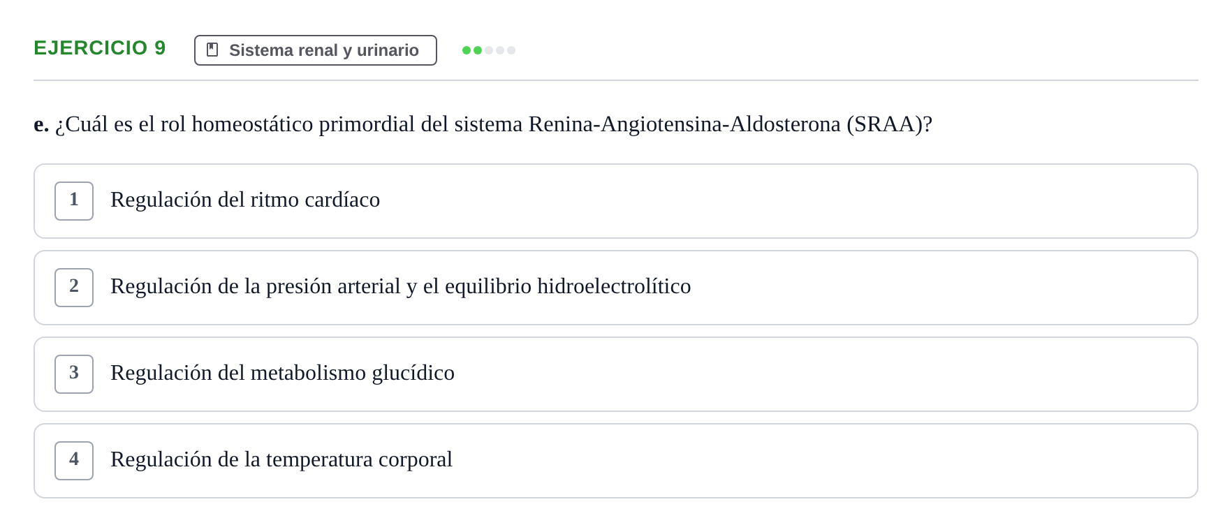 Enunciado: Ejercicio 9 - Sistema renal · BASES BIOLÒGIQUES PER L'ATENCIO A LA PERSONA: ANATOMIA UDL 2023