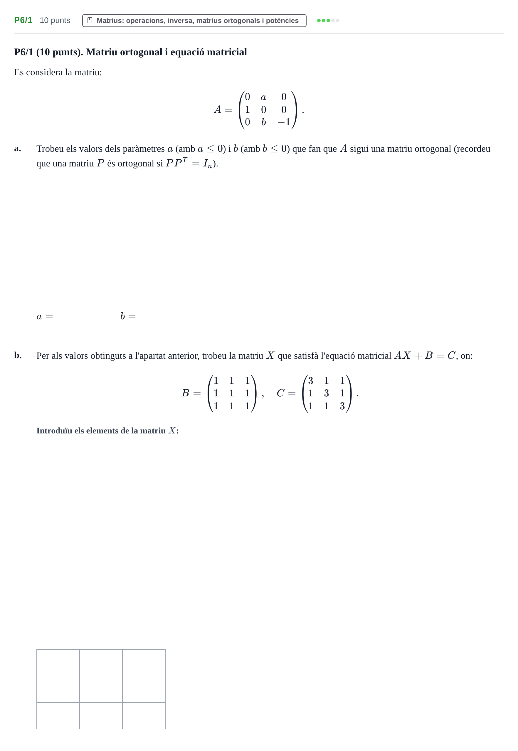 Enunciado: Ejercicio P6/1 · Matemàtiques I UPF 2020