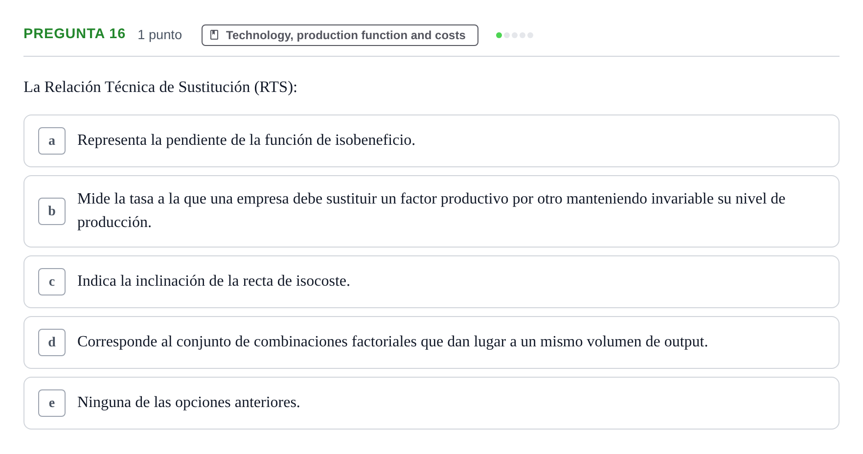 Enunciado: Pregunta 16 · Microeconomía II UPF Juny 2016