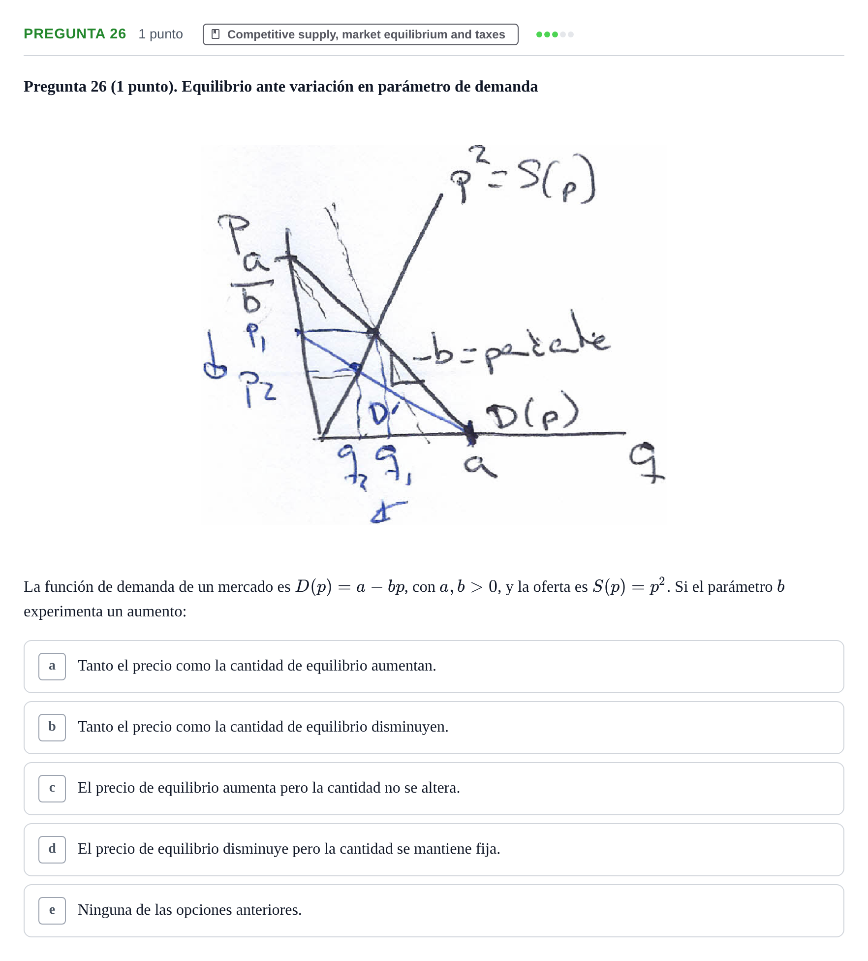 Enunciado: Pregunta 26 · Microeconomía II UPF Juny 2016