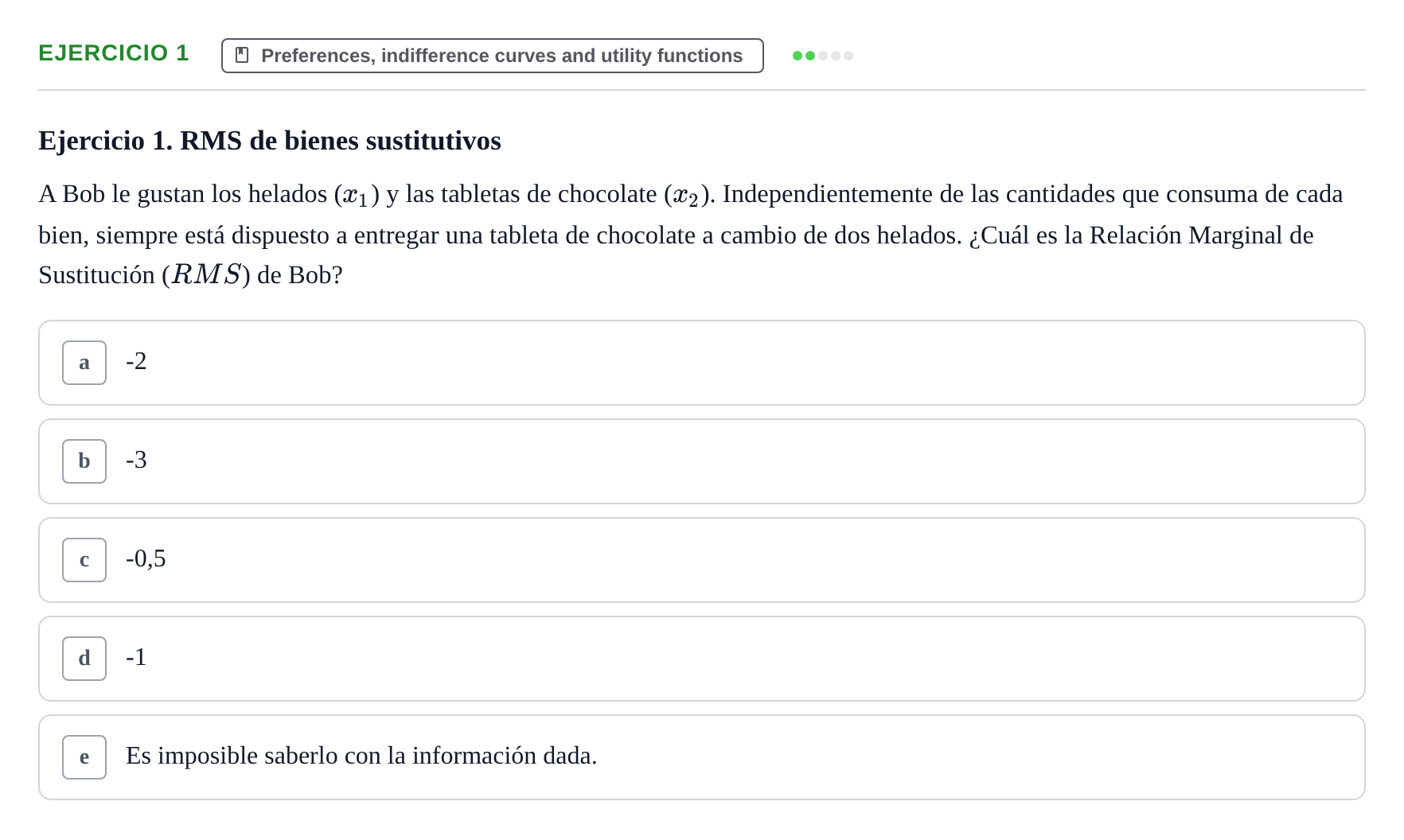 Enunciado: Ejercicio 1 · Microeconomía II UPF Juny 2015