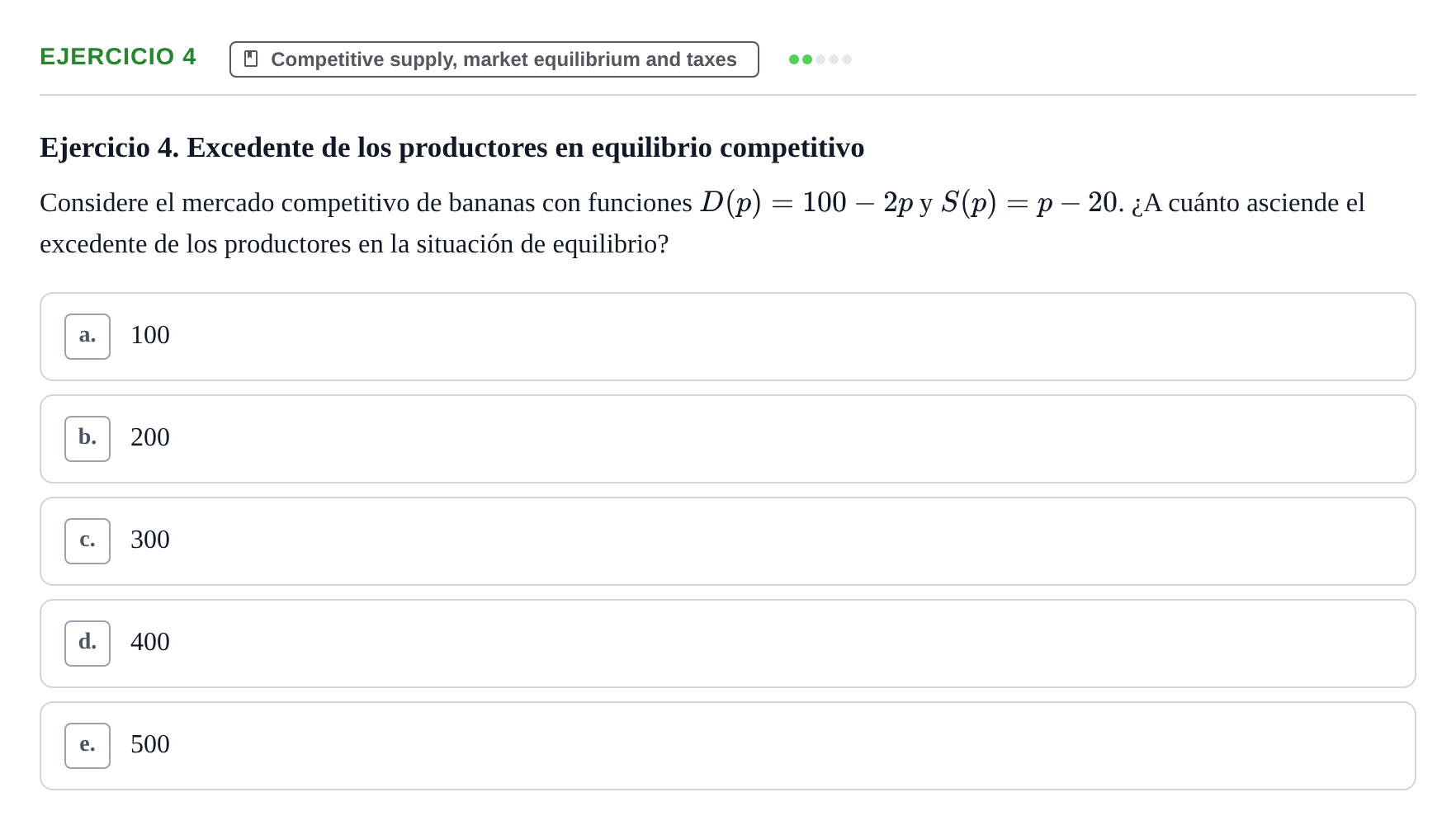 Enunciado: Ejercicio 4 · Microeconomía II UPF Juny 2015