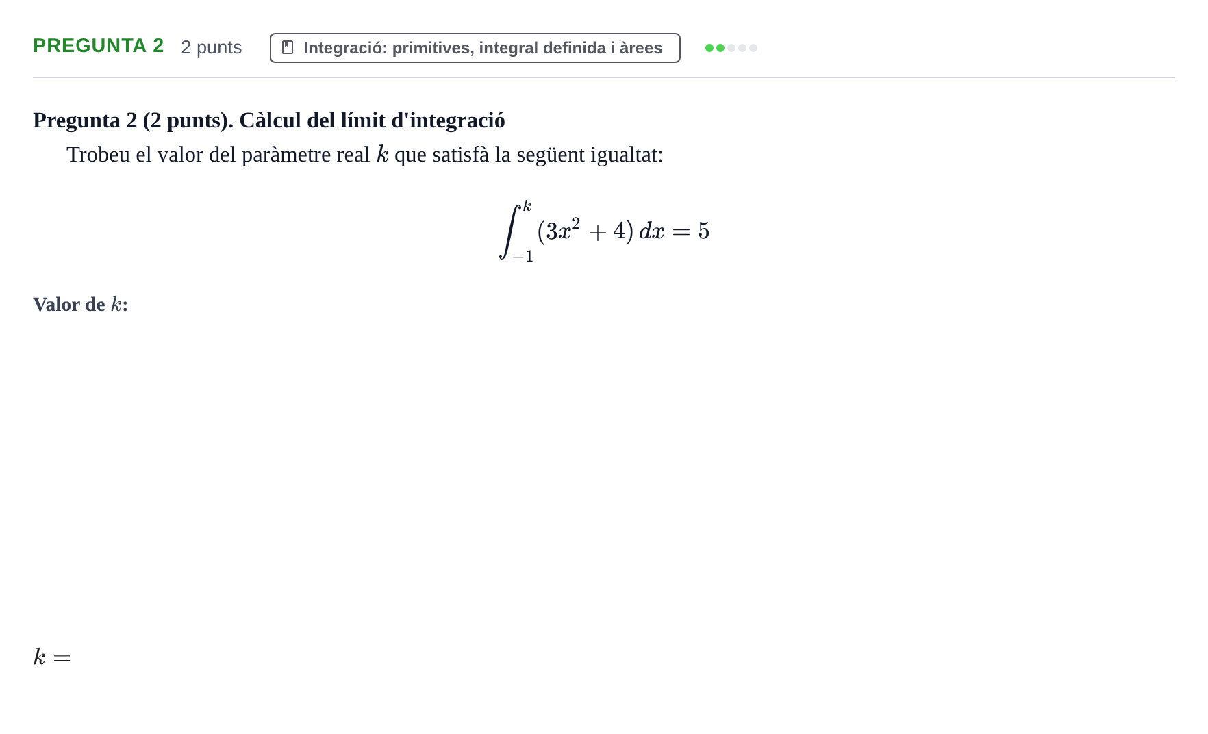 Enunciado: Pregunta 2 · Matemàtiques I UPF 2020