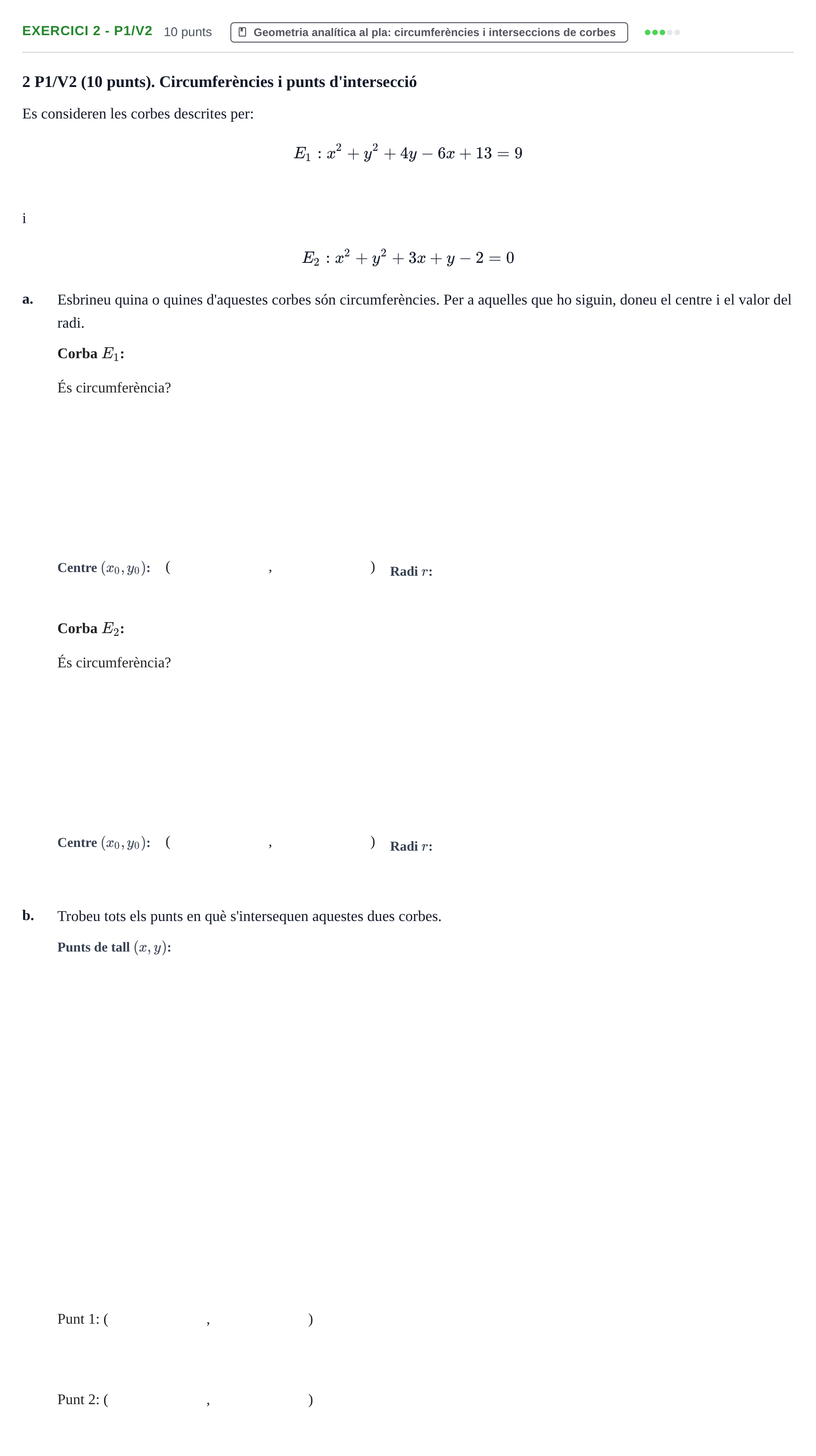 Enunciado: Ejercicio 2 - P1/V2 · Matemàtiques I UPF 2020