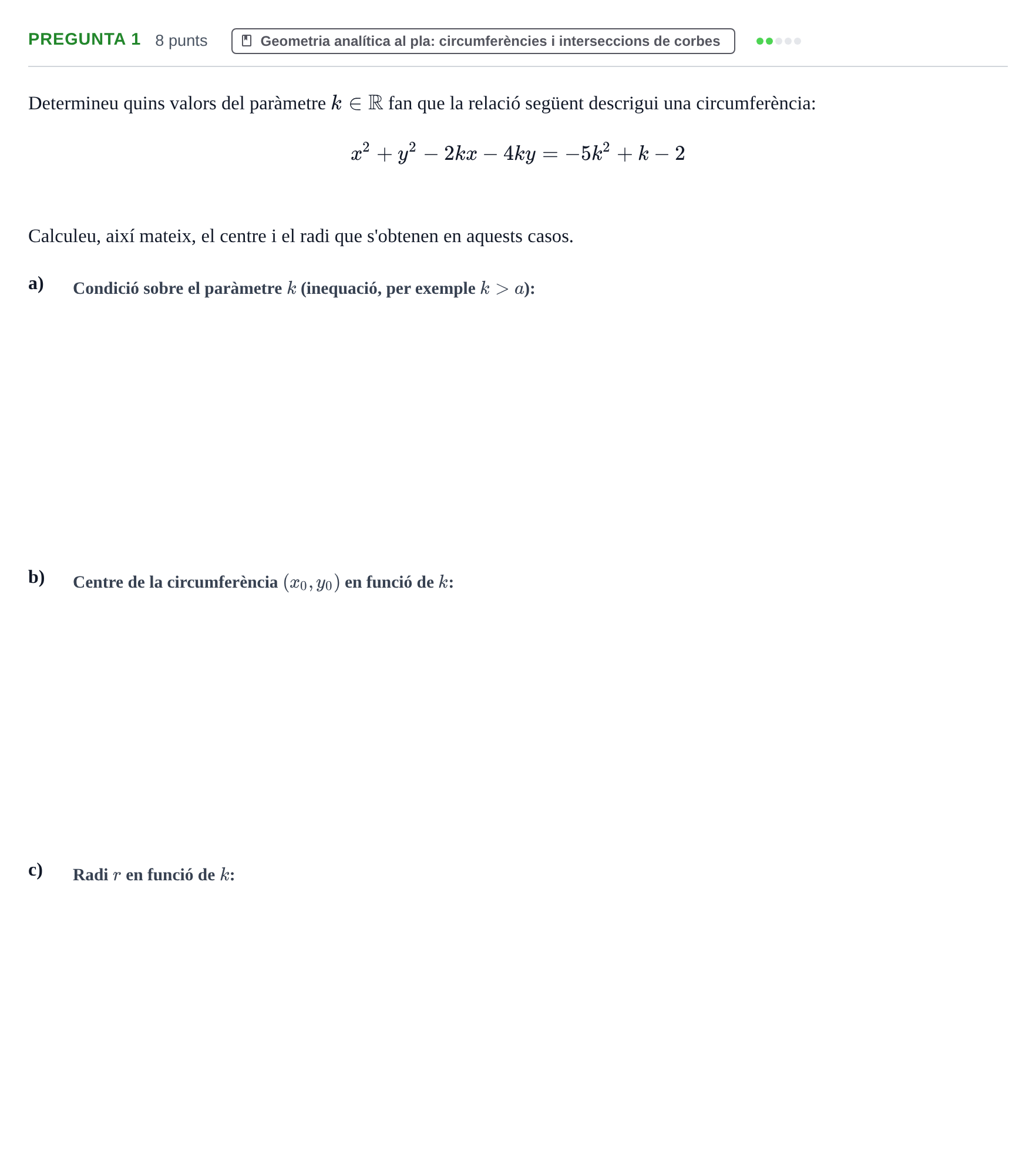 Enunciado: Pregunta 1 · Matemàtiques I UPF 2018