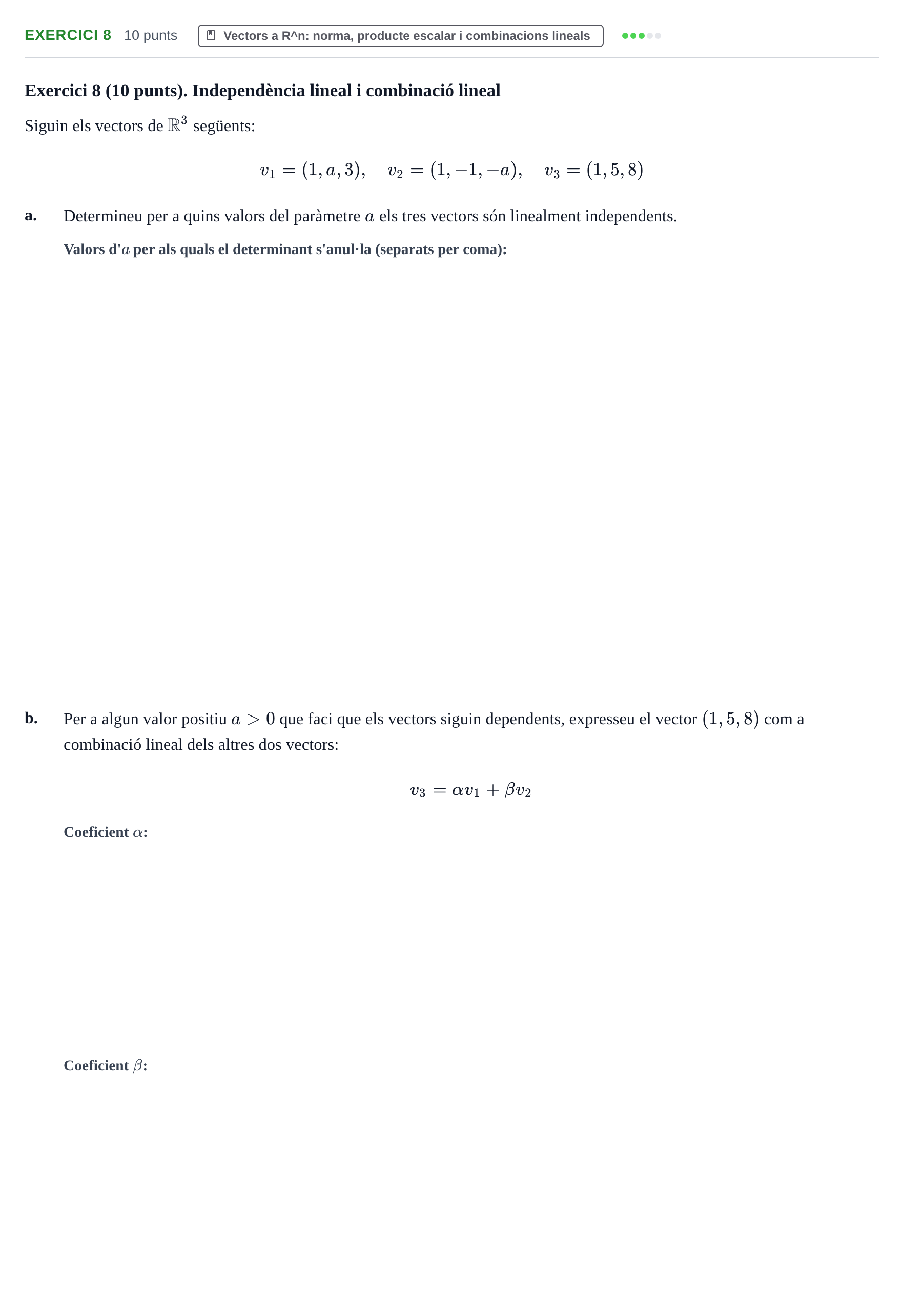 Enunciado: Exercici 8 · Matemàtiques I UPF 2017