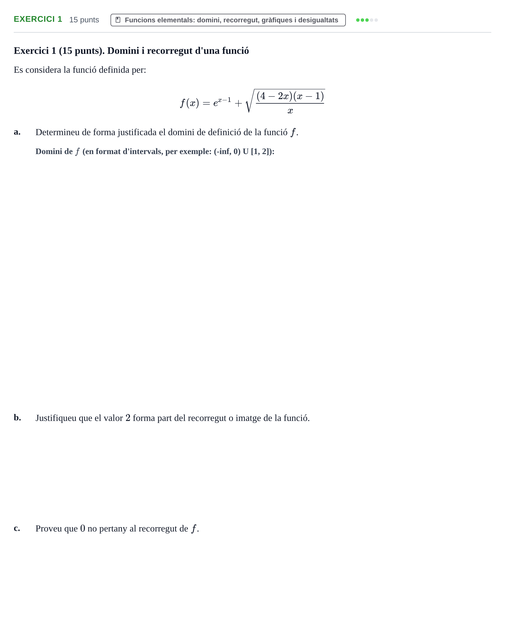 Enunciado: Exercici 1 · Matemàtiques I UPF 2015