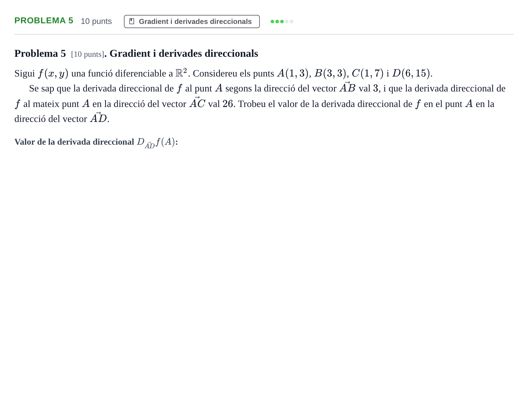 Enunciado: Problema 5 · Matematiques Iii UPF 2012