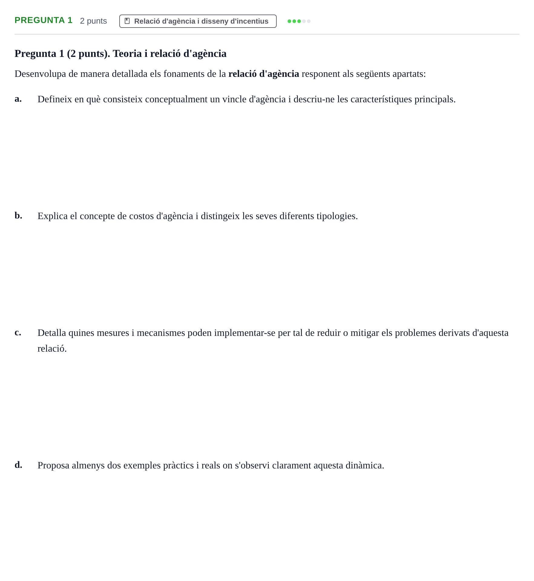 Enunciado: Pregunta 1 · Economia de L'Empre UPF 2021