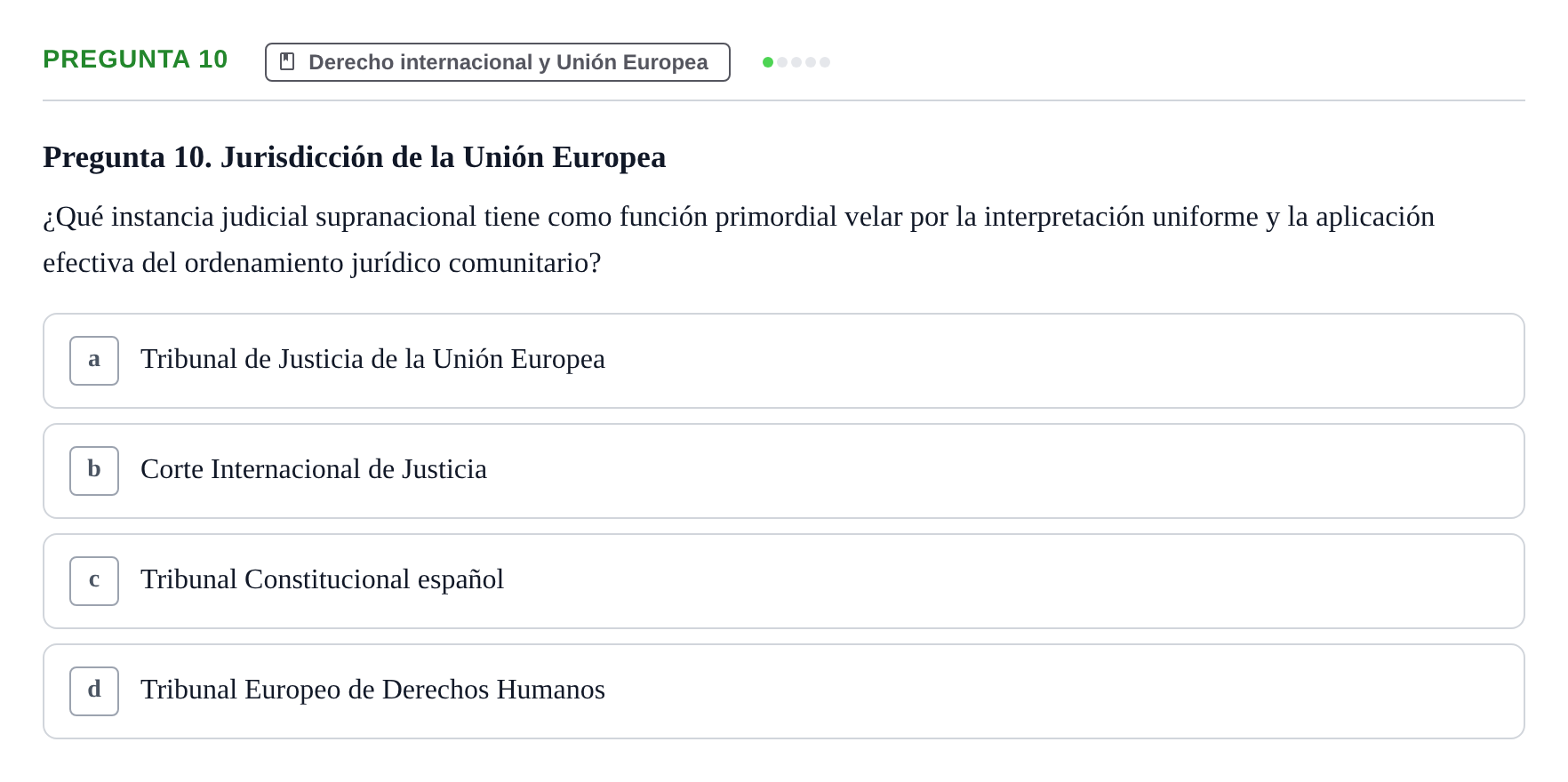 Enunciado: Pregunta 10