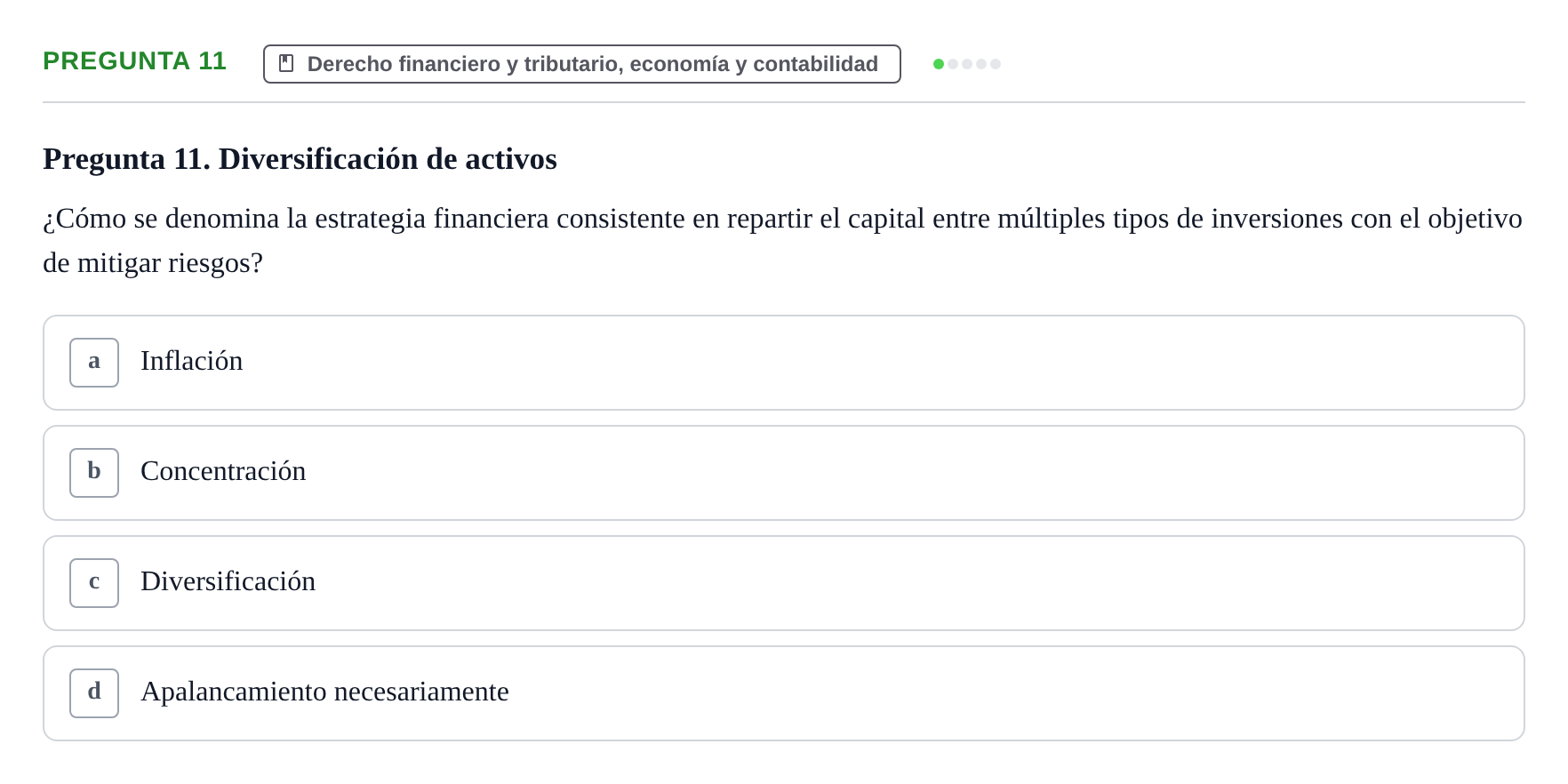 Enunciado: Pregunta 11