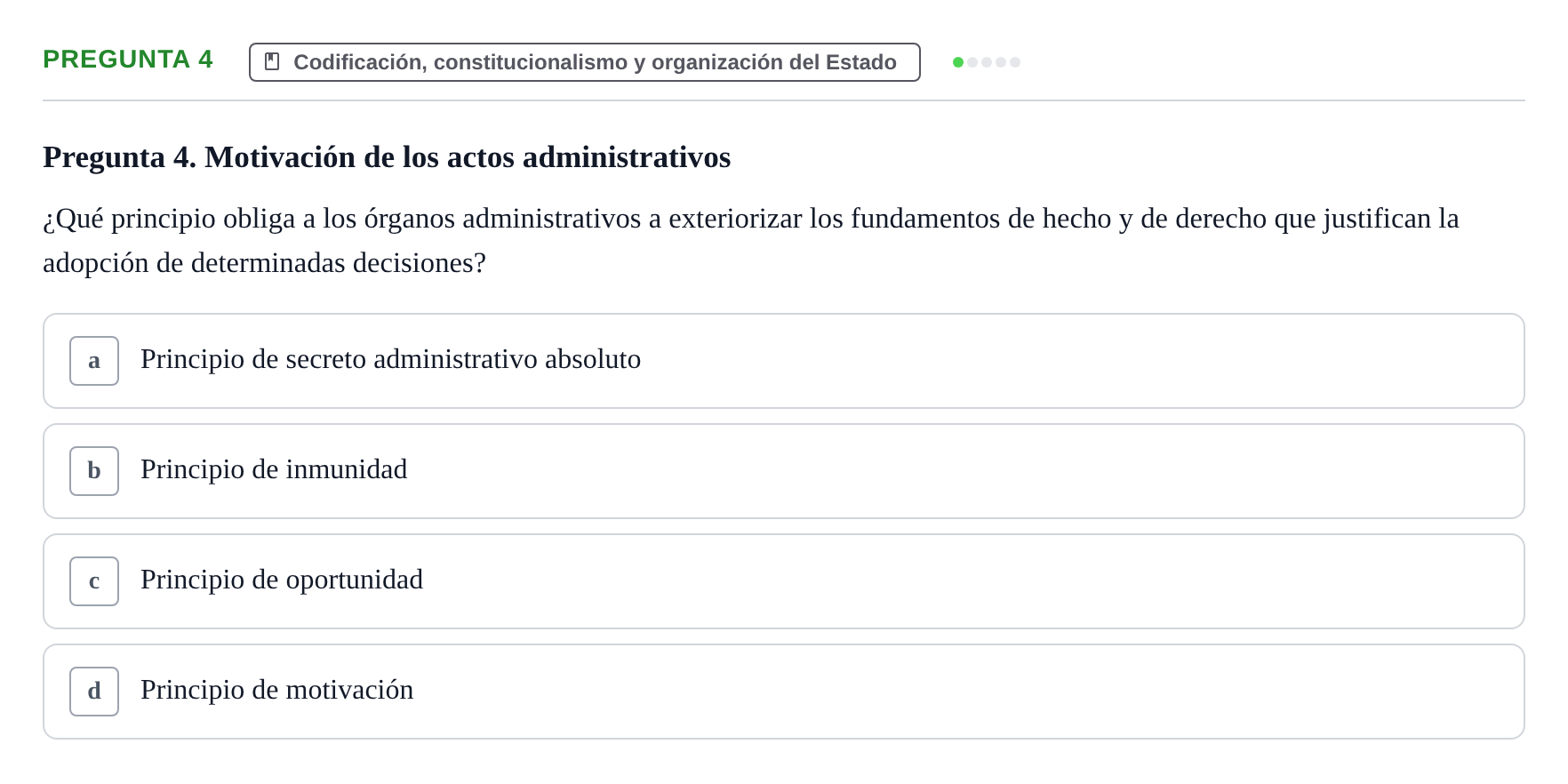 Enunciado: Pregunta 4