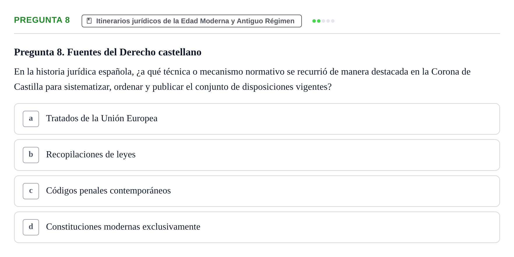 Enunciado: Pregunta 8