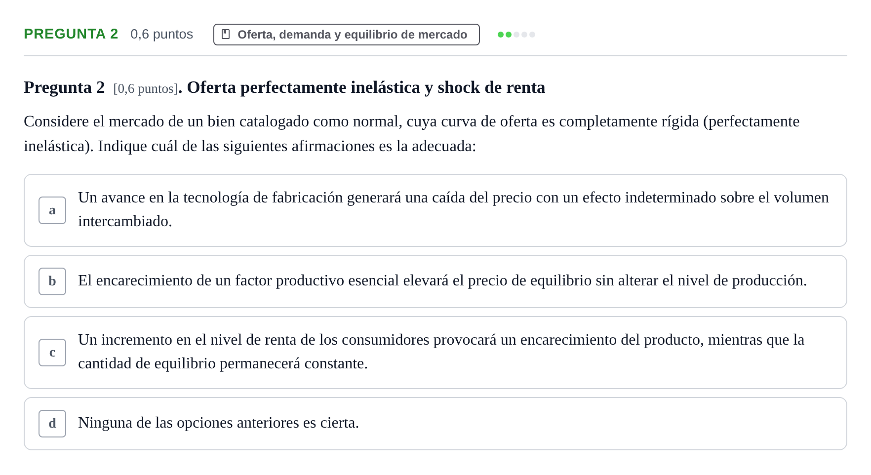 Enunciado: Pregunta 2 · Introducción a la Economía UAB 2017
