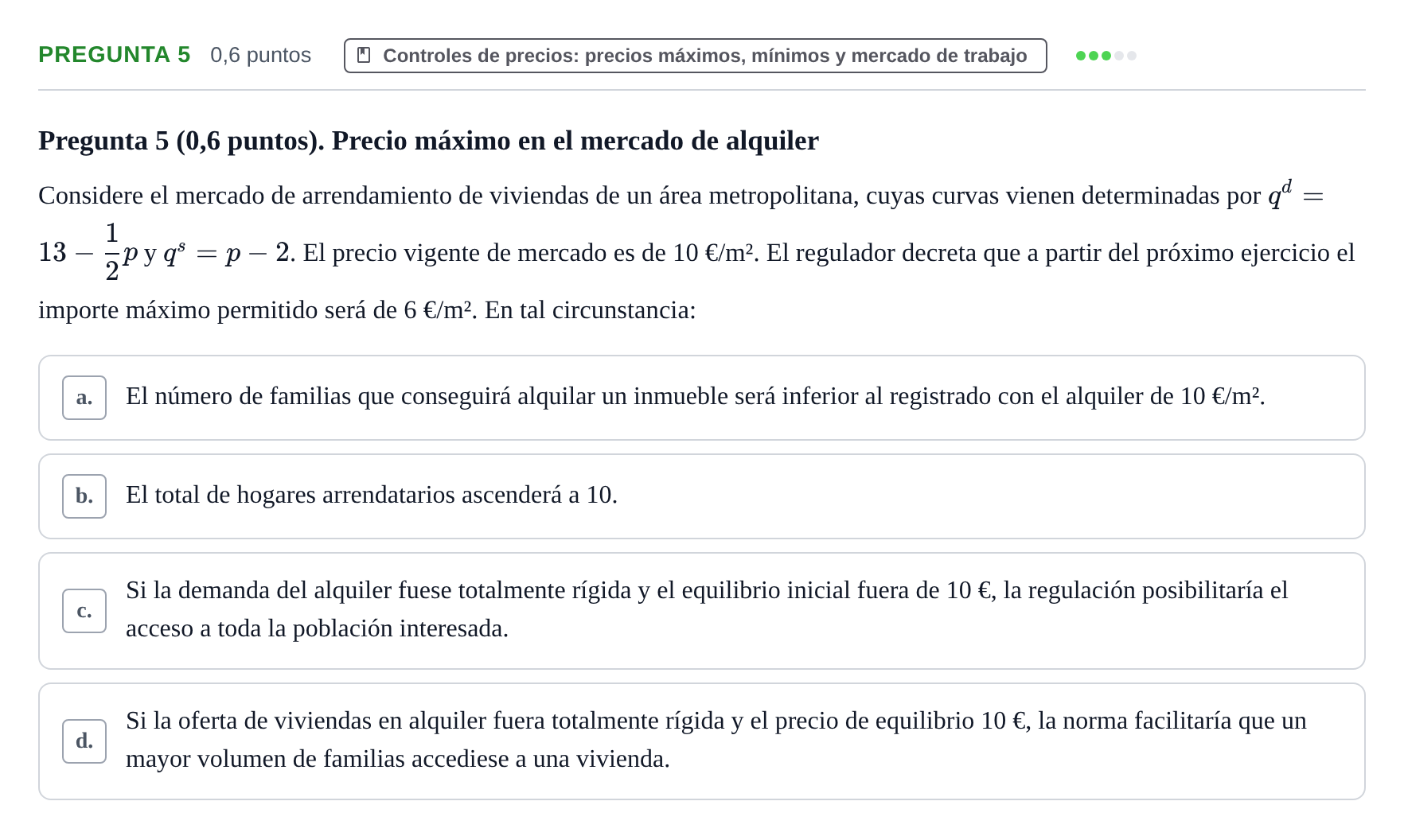 Enunciado: Pregunta 5 · Introducción a la Economía UAB 2017