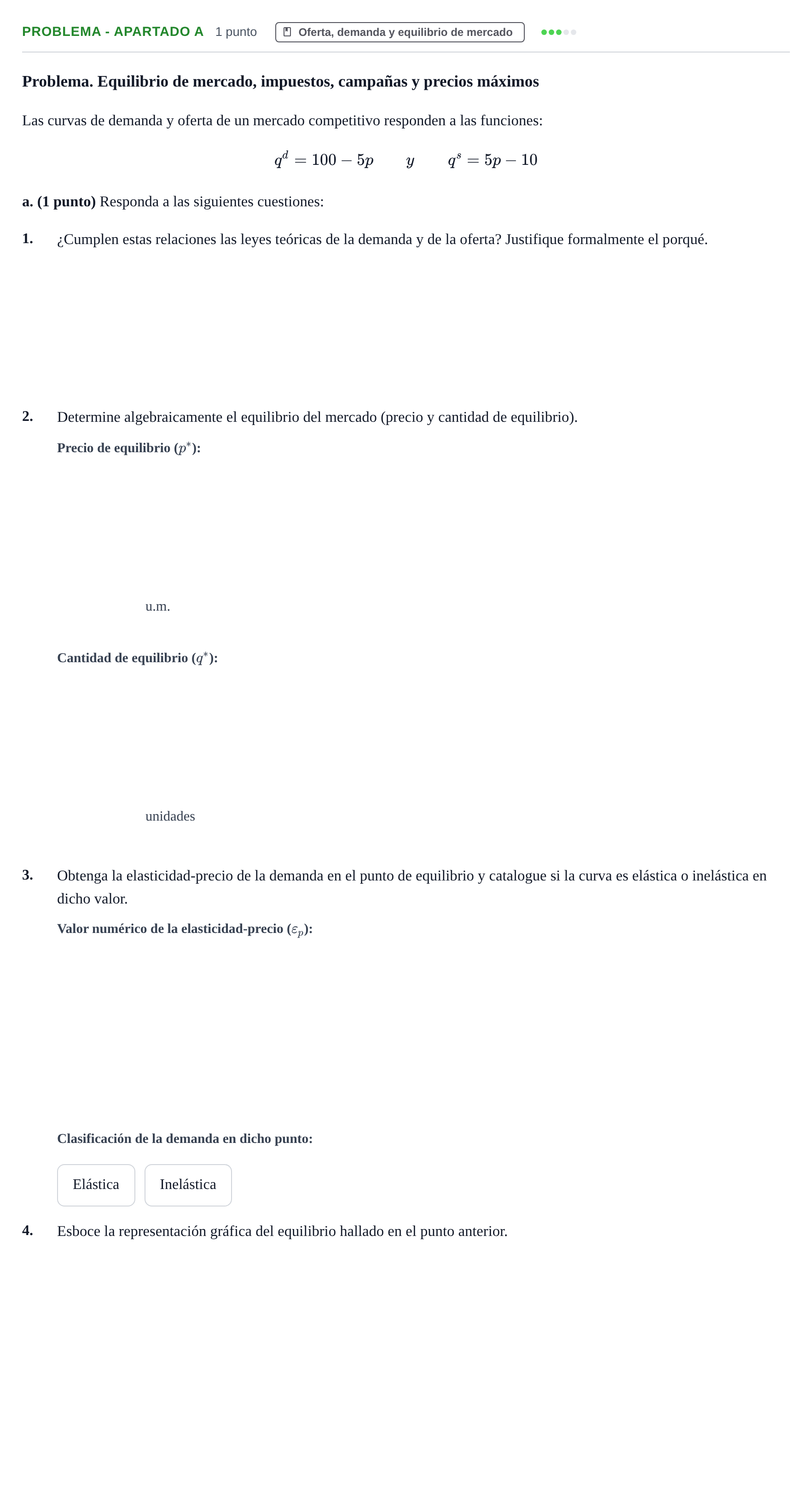 Enunciado: Problema - Apartado a · Introducción a la Economía UAB 2017