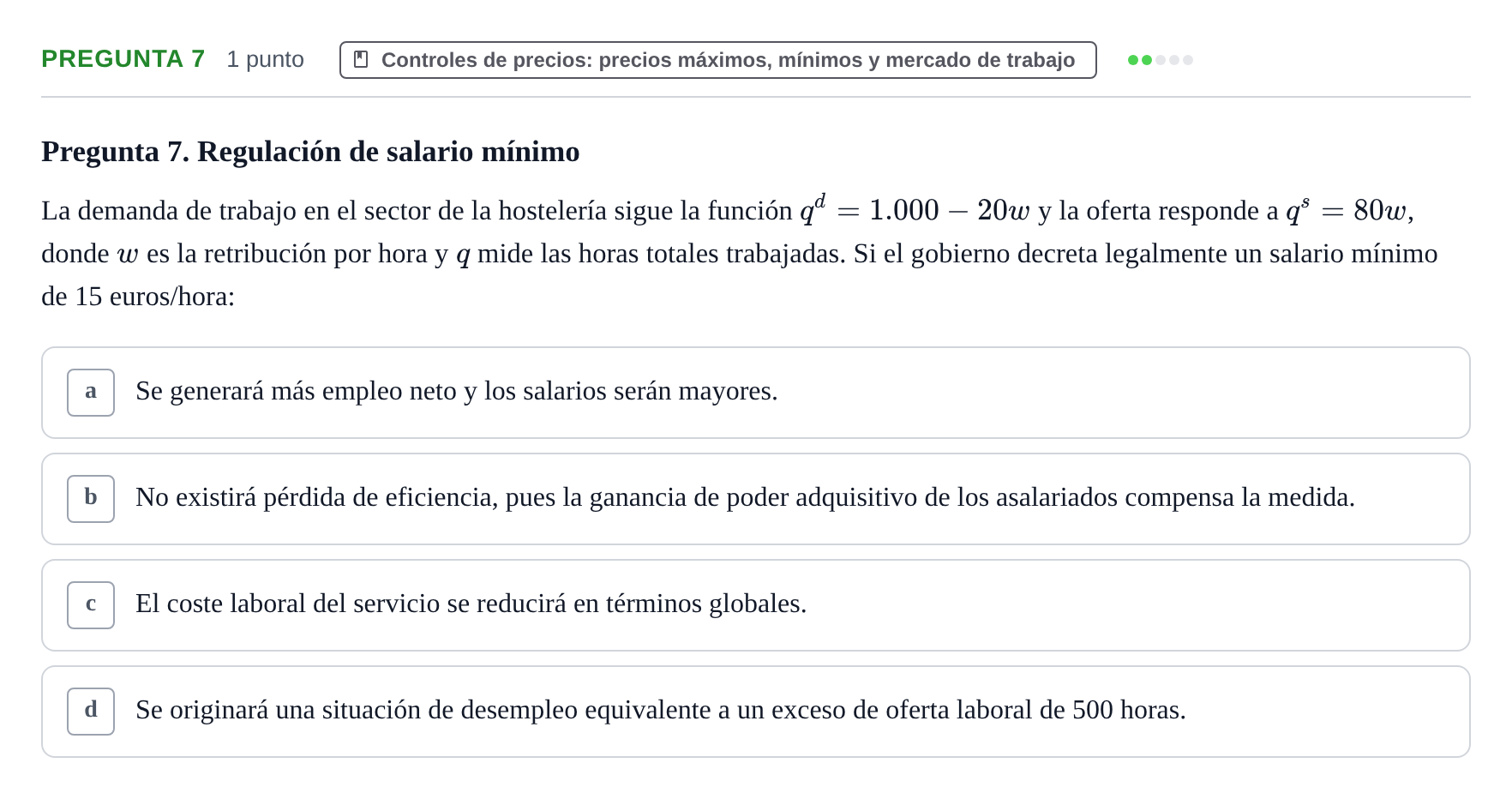 Enunciado: Pregunta 7 · Introducción a la Economía UAB 2017