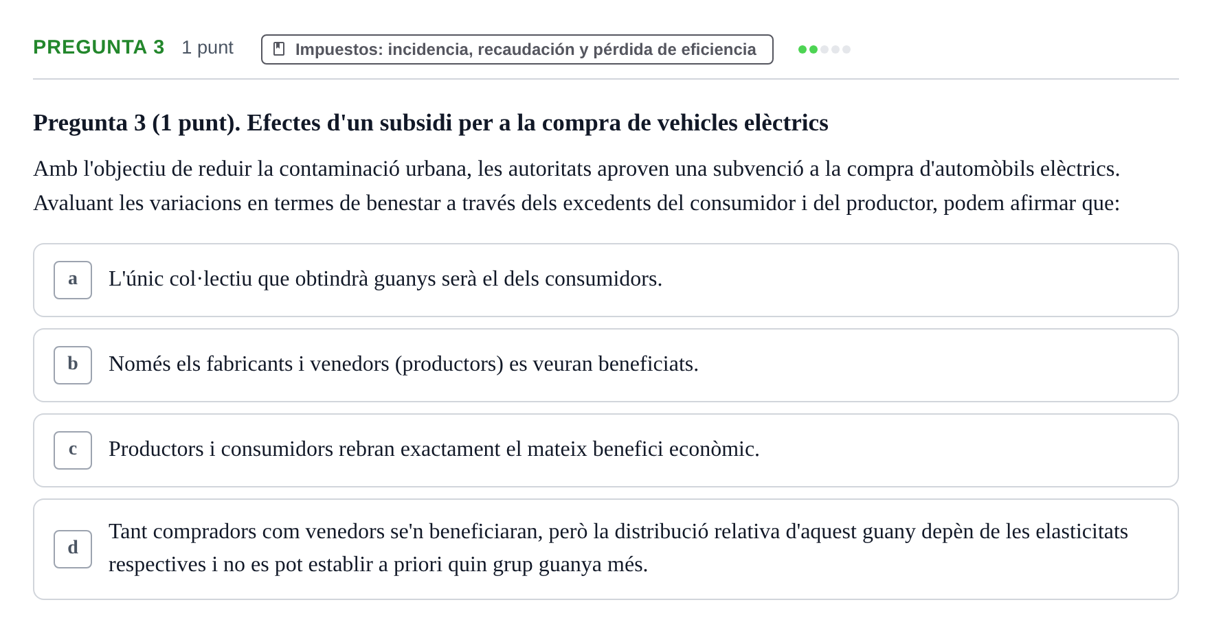 Enunciado: Pregunta 3 · Introducción a la Economía UAB 2017