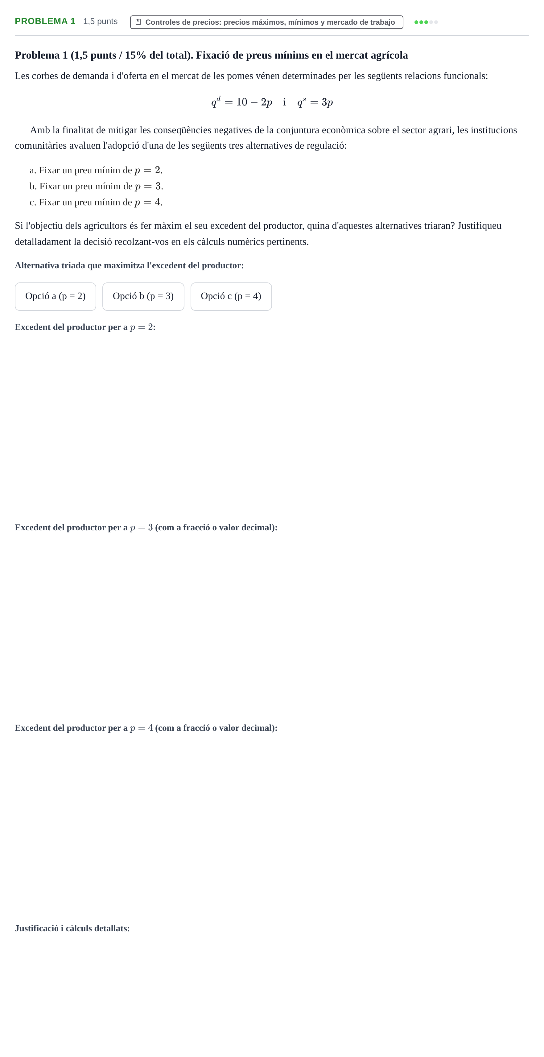 Enunciado: Problema 1 · Introducción a la Economía UAB 2017