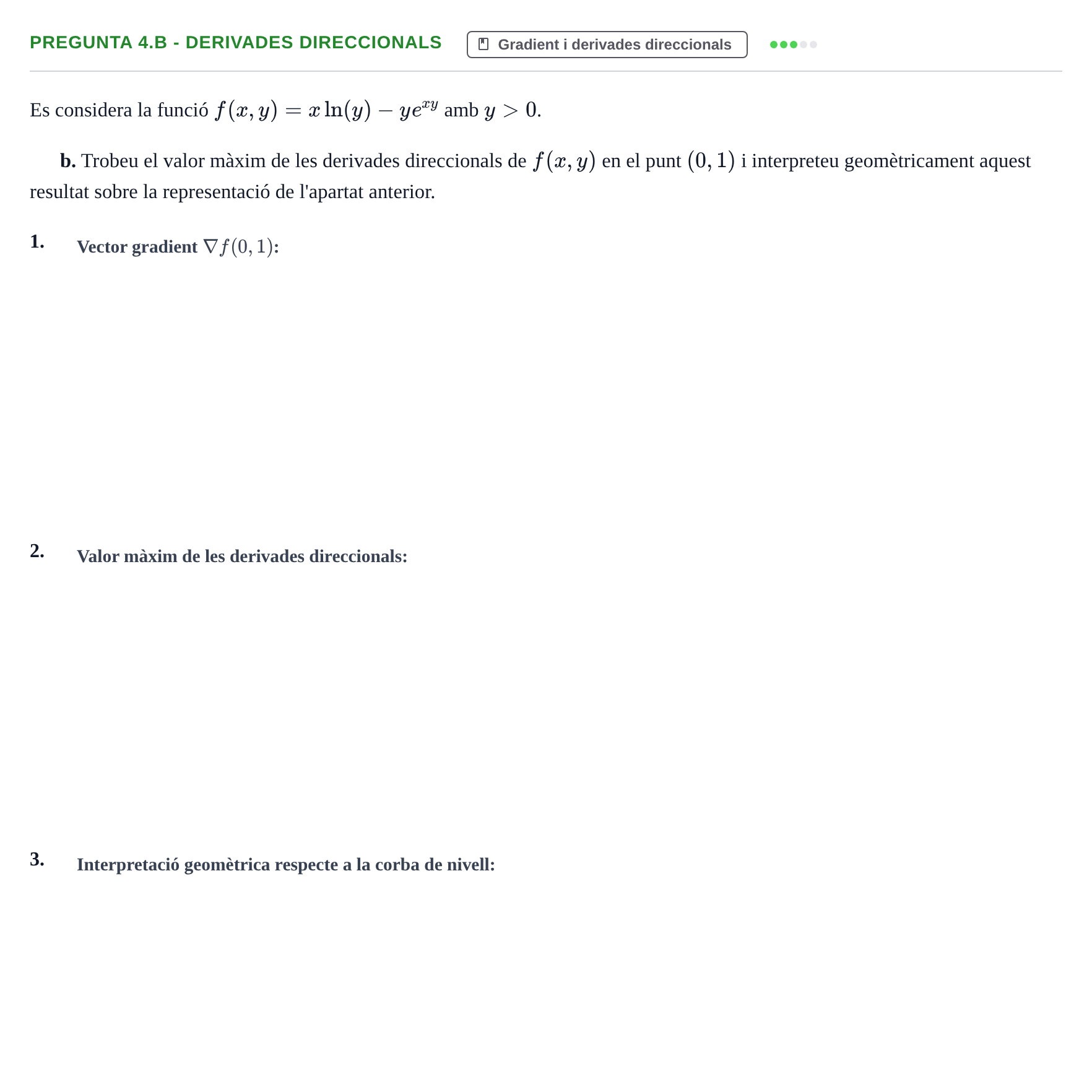 Enunciado: Pregunta 4.b - Derivades direccionals · Matematiques Iii UPF 2014
