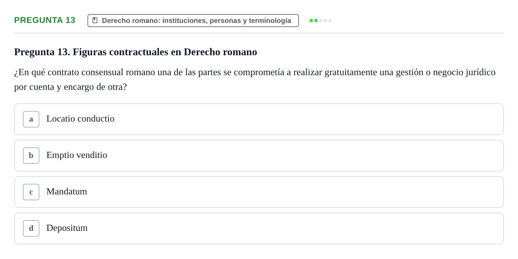 Enunciado: Pregunta 13