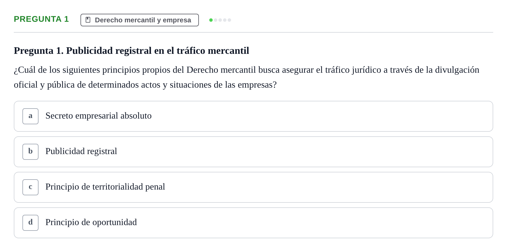 Enunciado: Pregunta 1