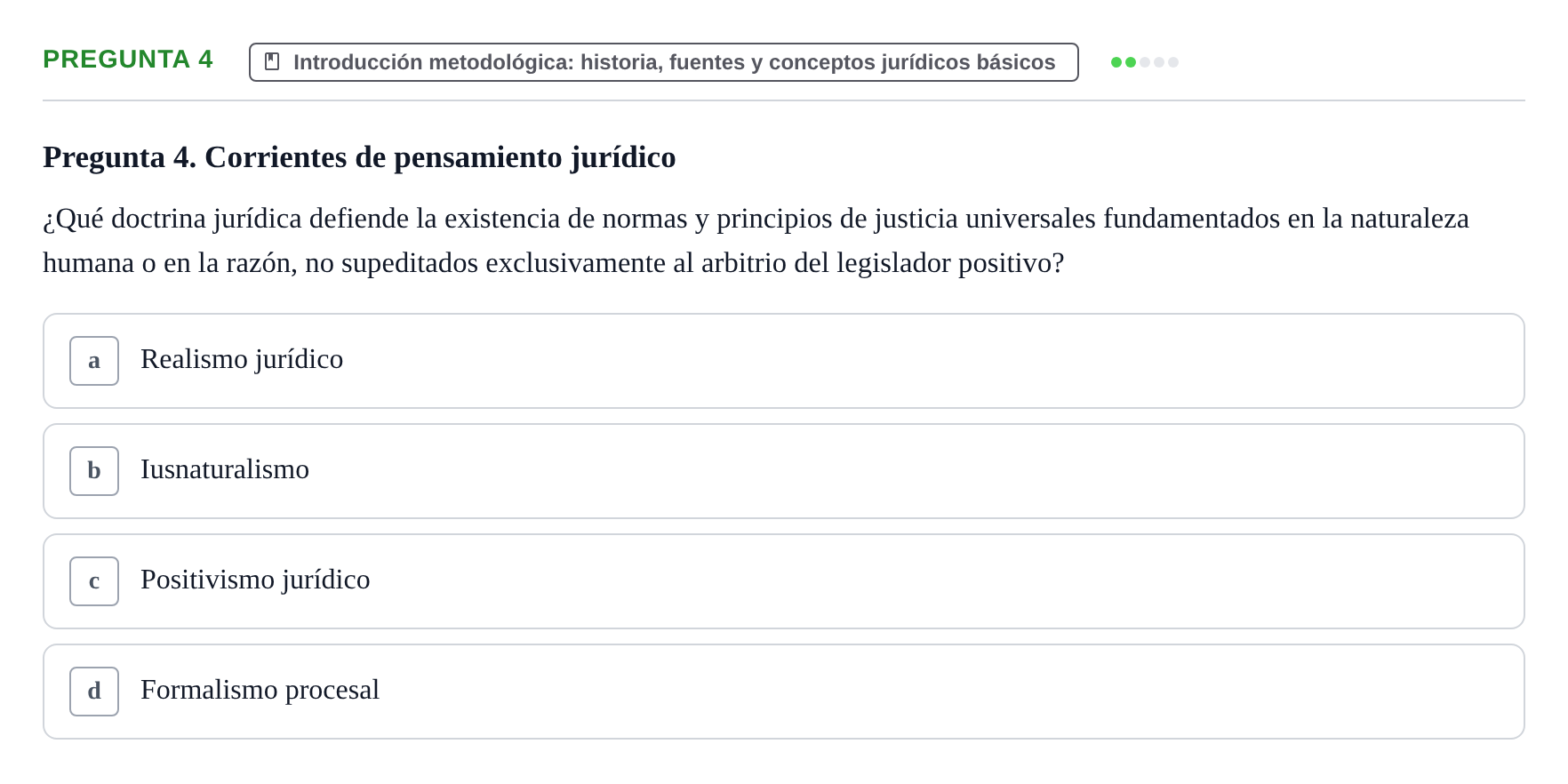 Enunciado: Pregunta 4
