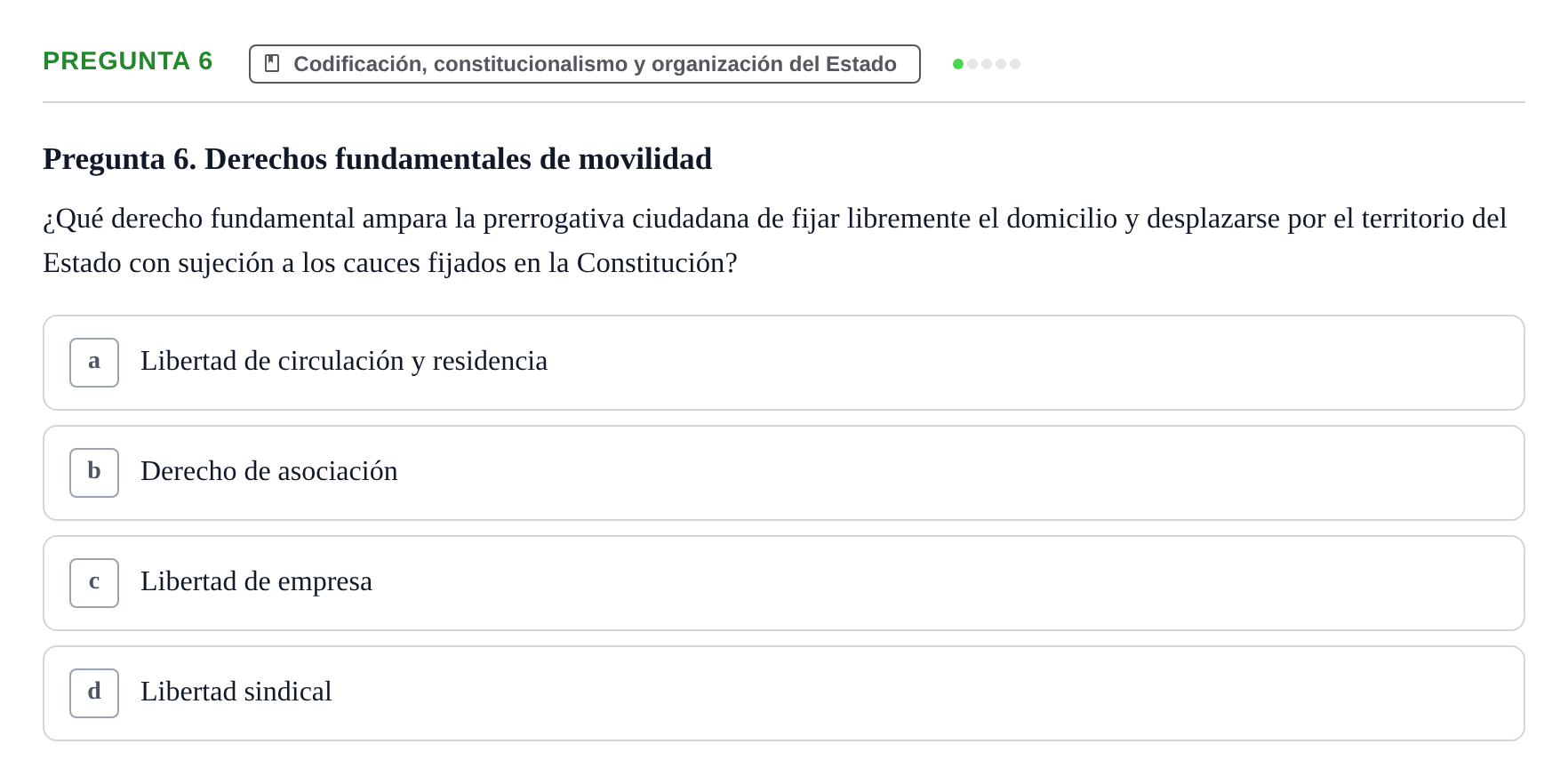 Enunciado: Pregunta 6