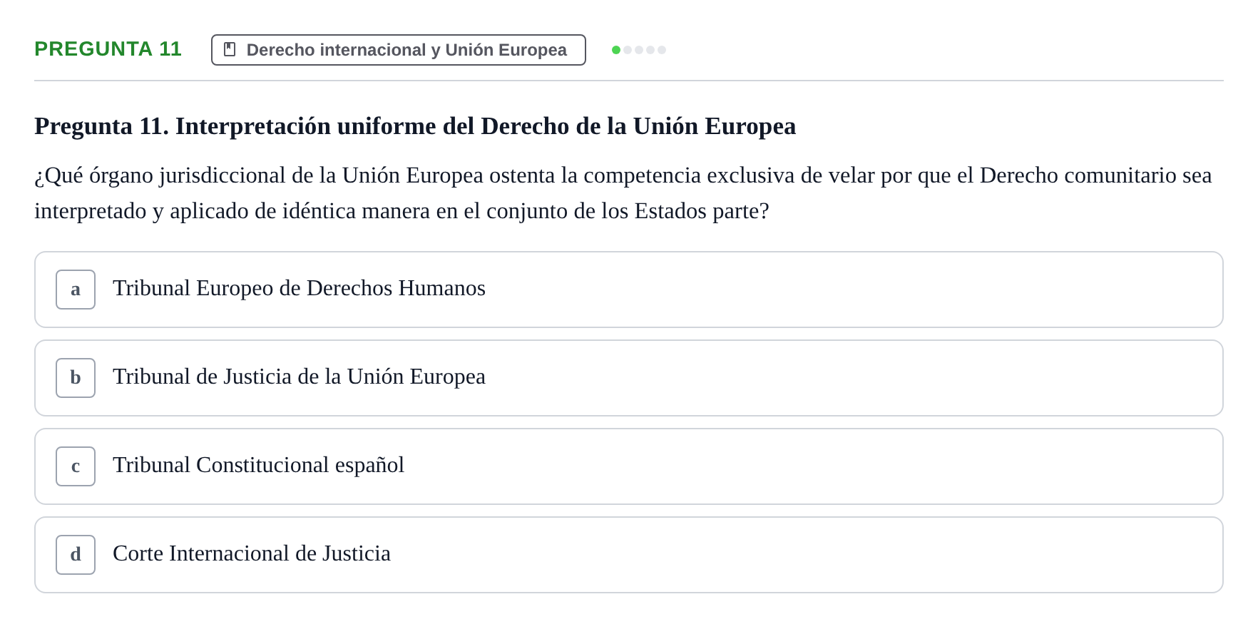 Enunciado: Pregunta 11