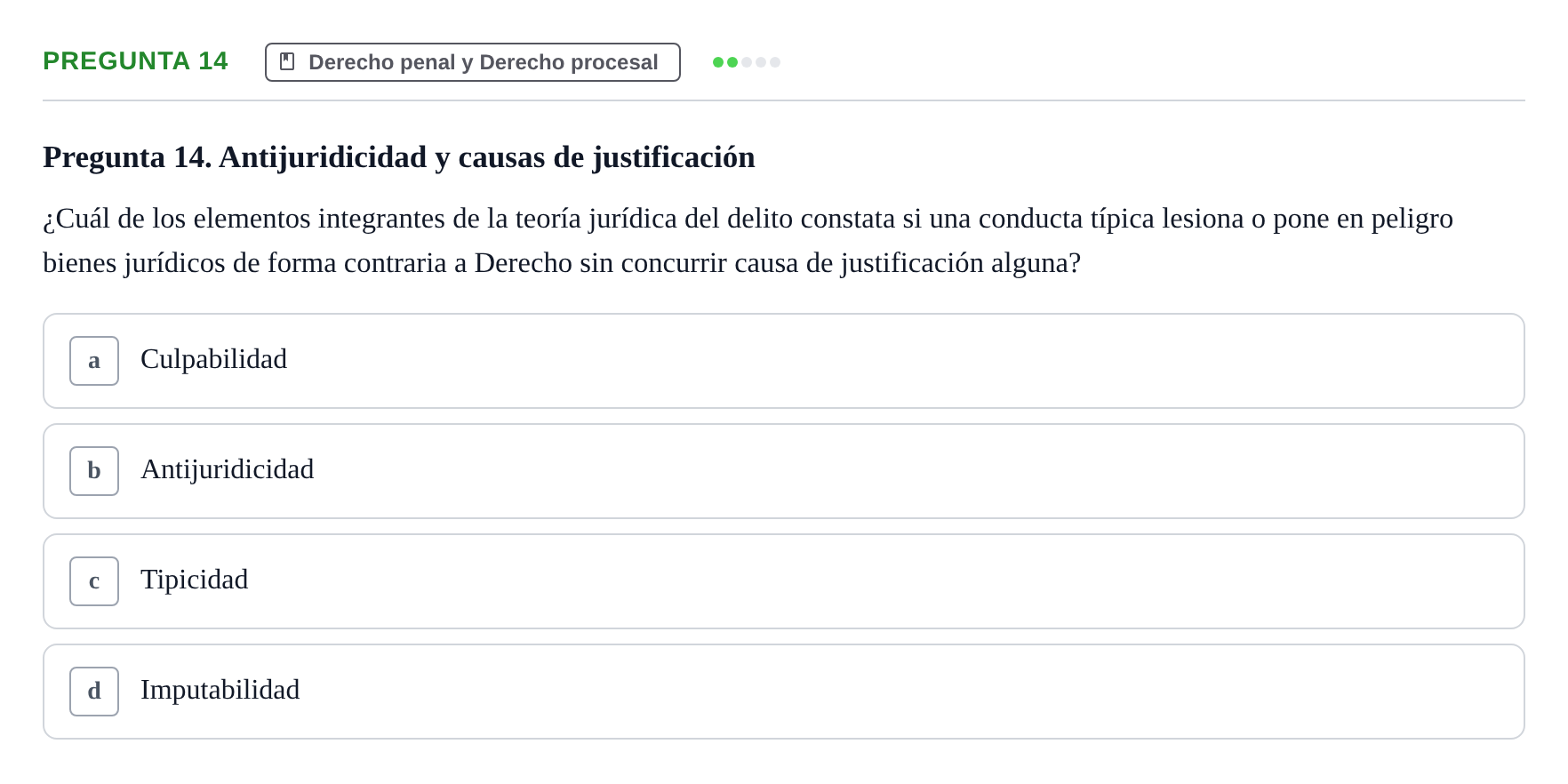 Enunciado: Pregunta 14