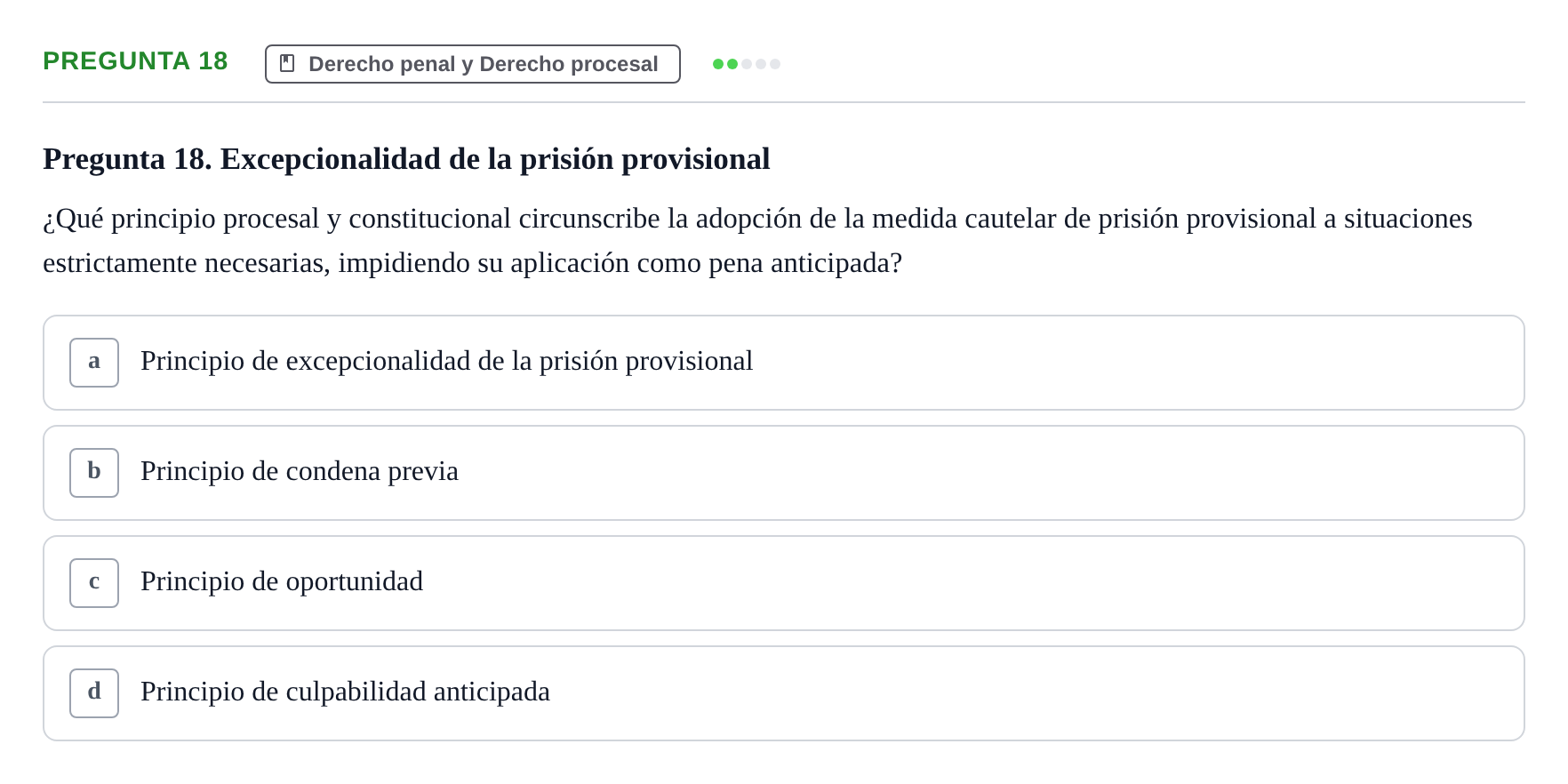 Enunciado: Pregunta 18
