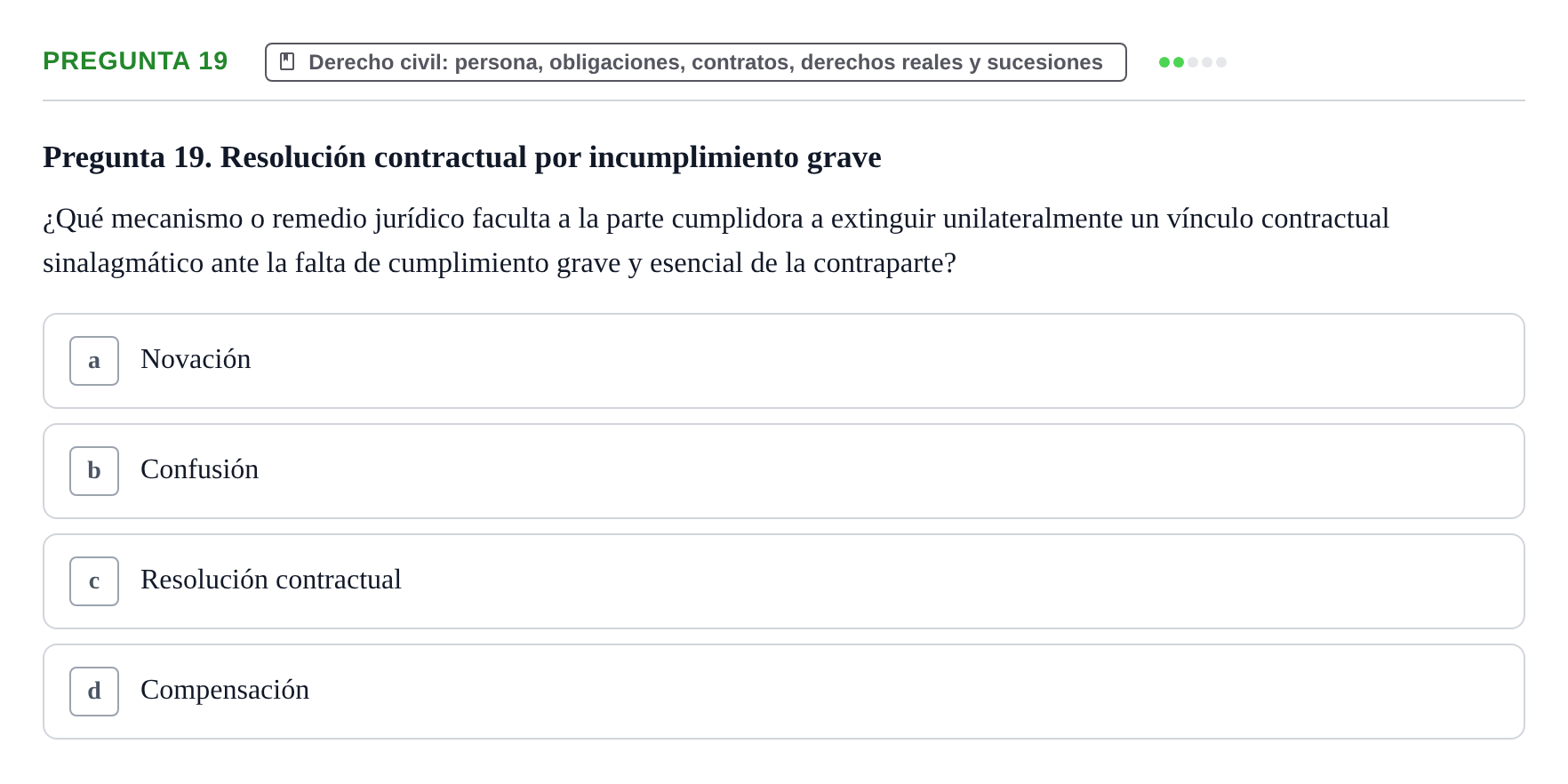 Enunciado: Pregunta 19