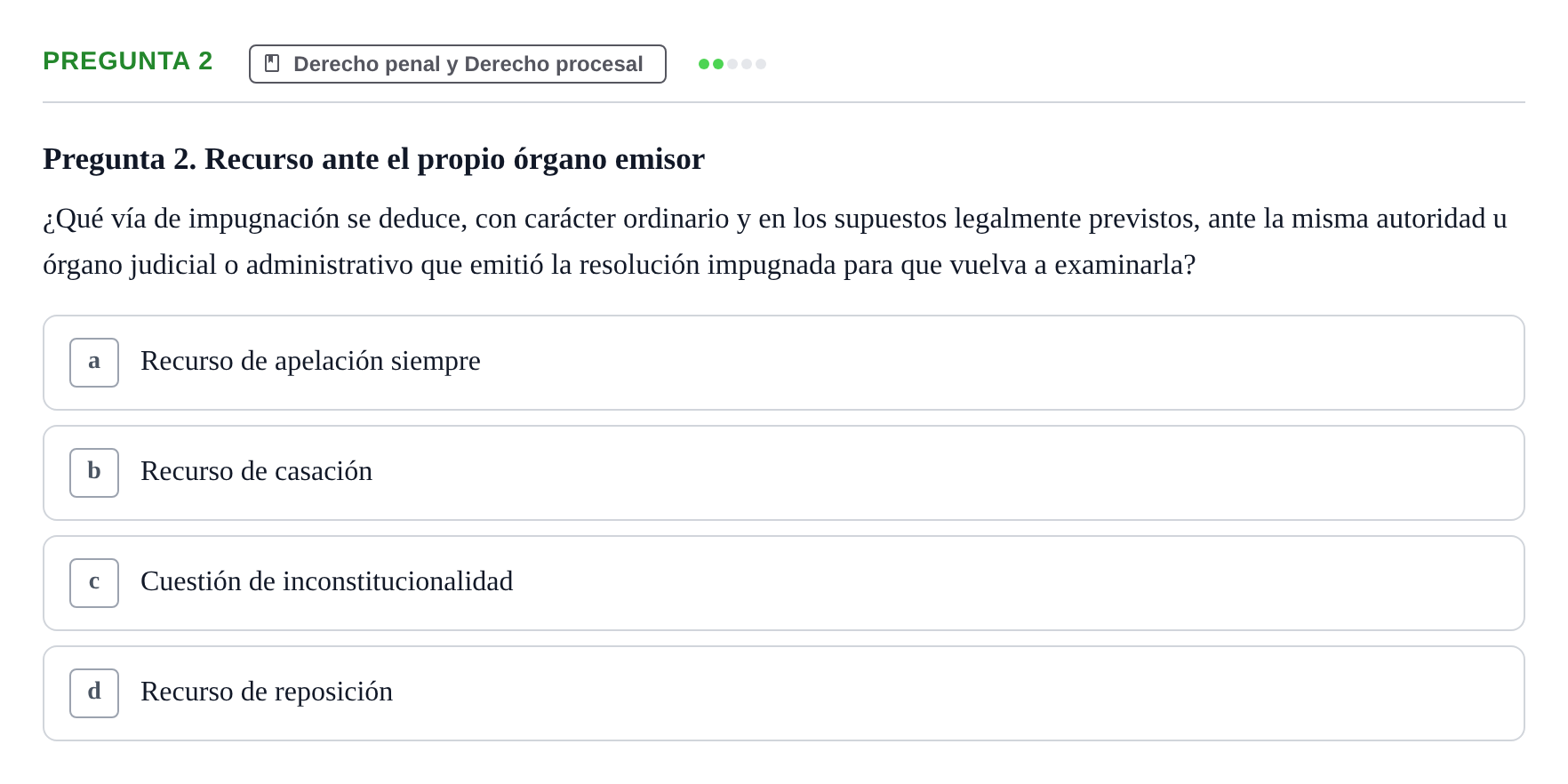 Enunciado: Pregunta 2