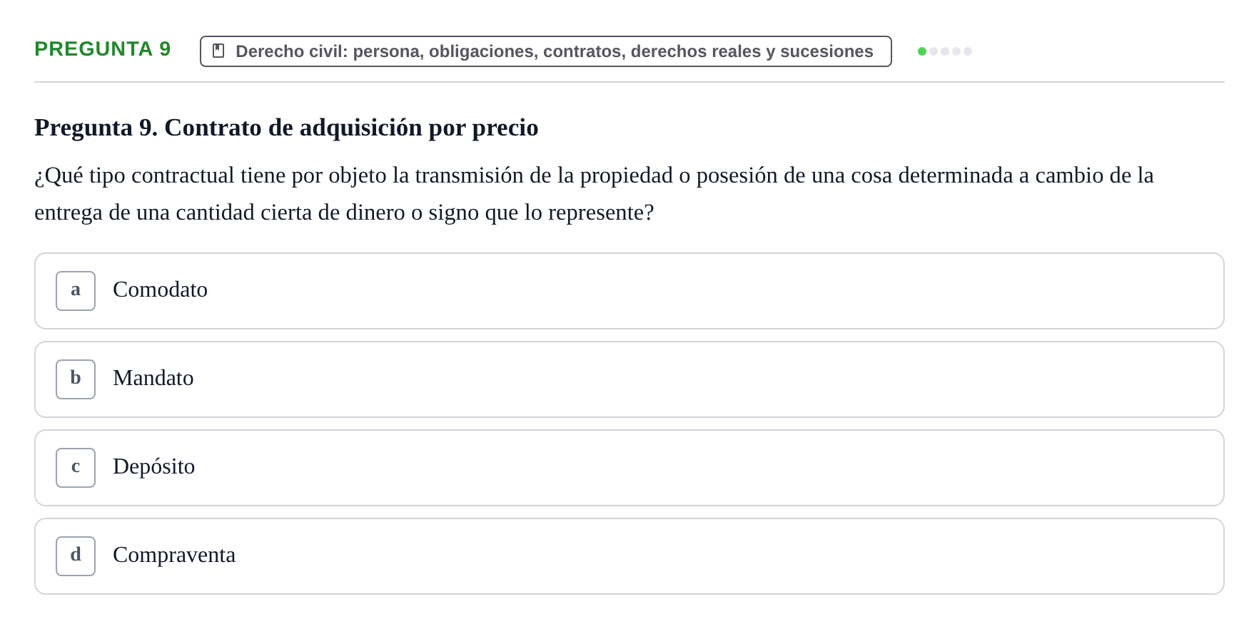 Enunciado: Pregunta 9