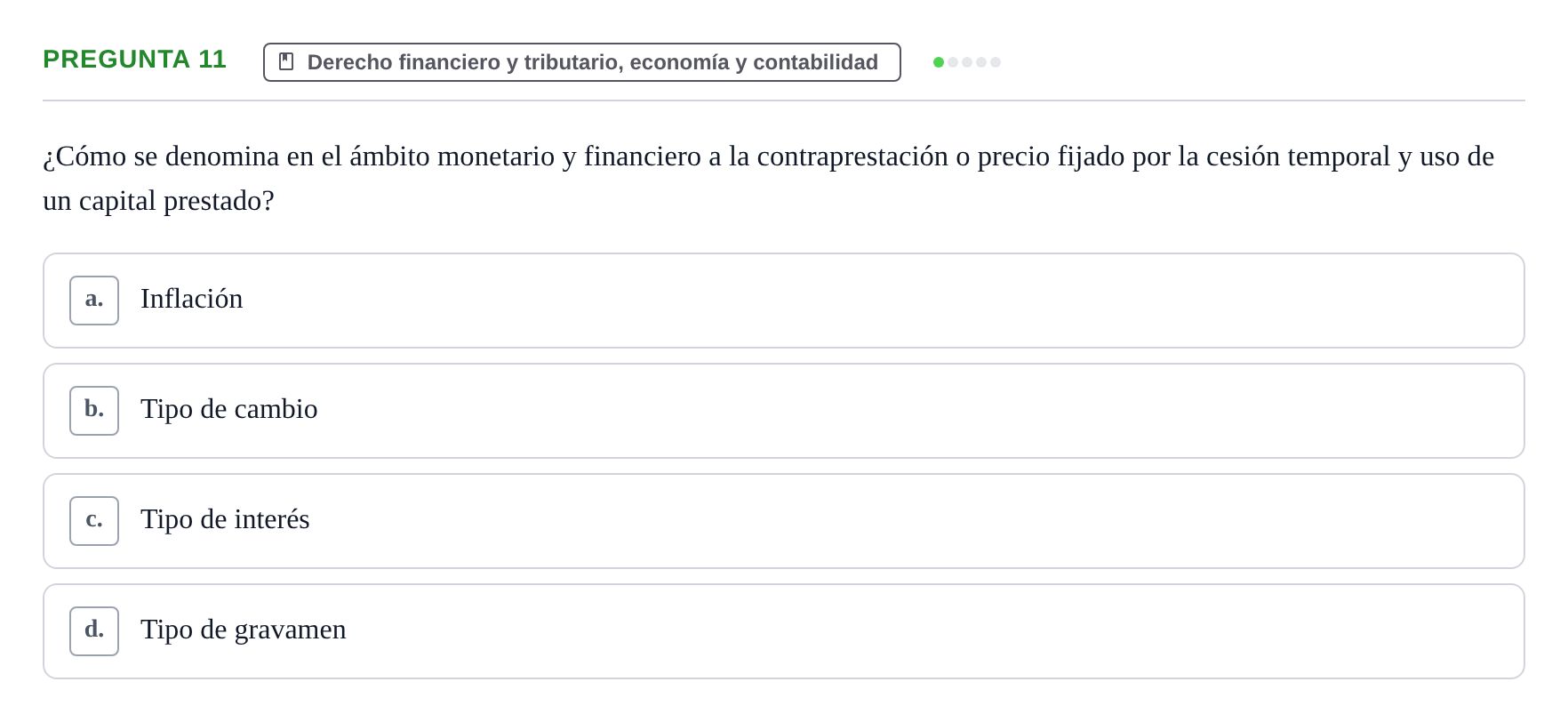 Enunciado: Pregunta 11