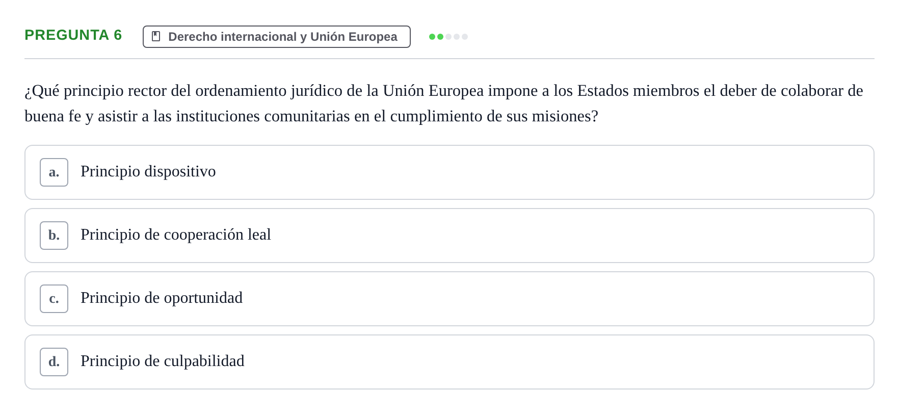 Enunciado: Pregunta 6
