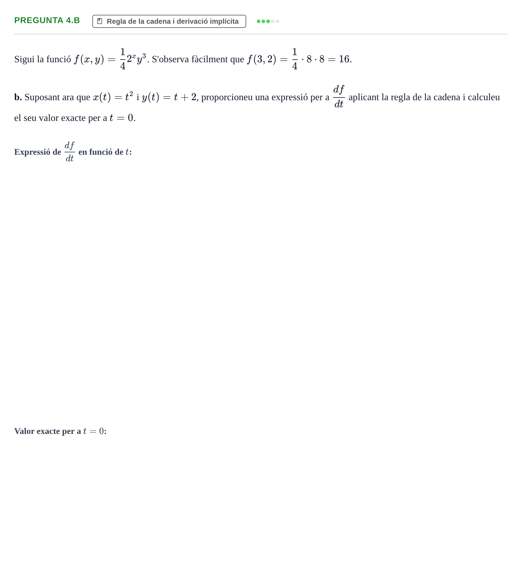 Enunciado: Pregunta 4.b - Regla de la cadena · Matematiques Iii UPF 2015