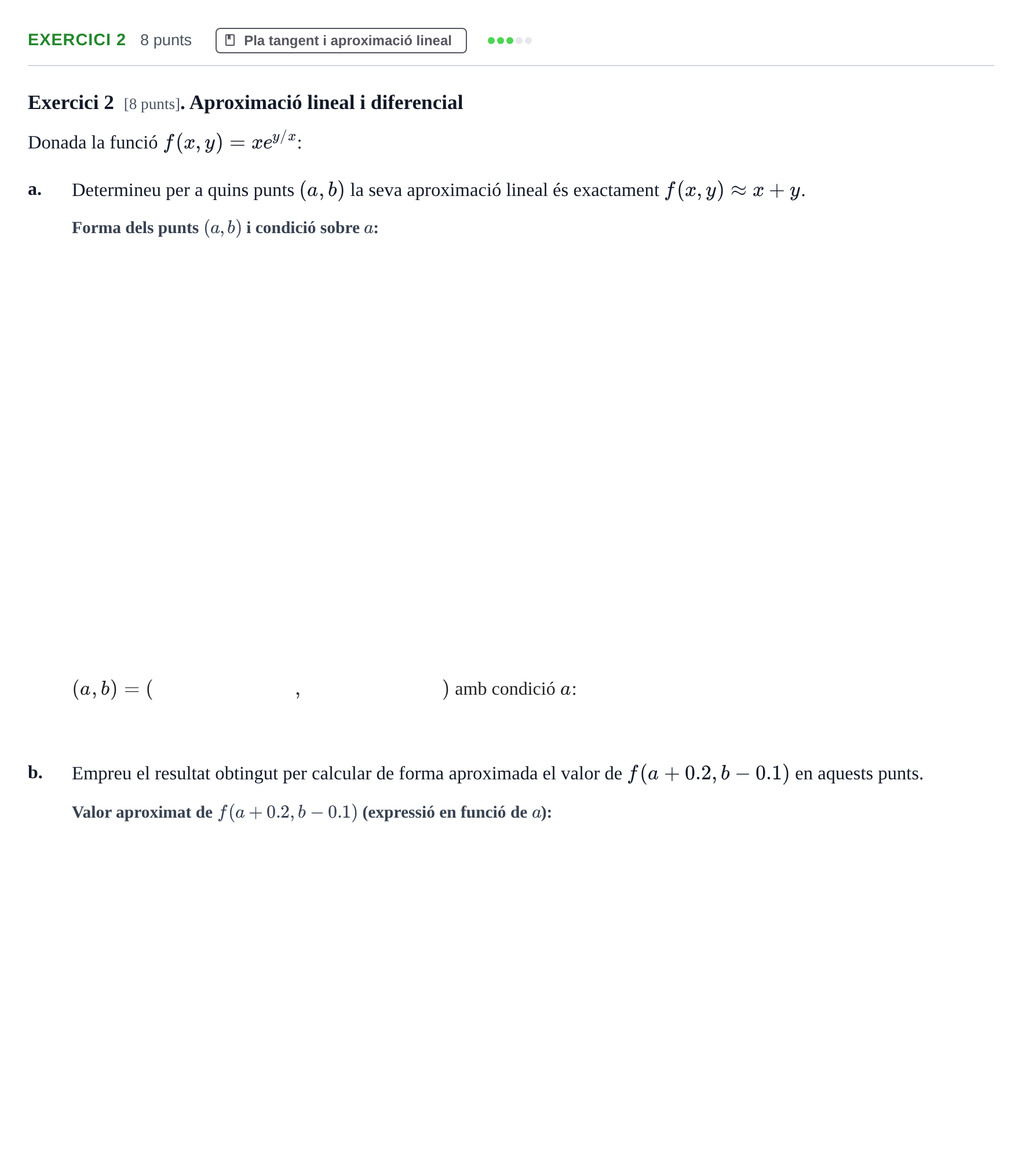 Enunciado: Exercici 2 · Matematiques Iii UPF 2018