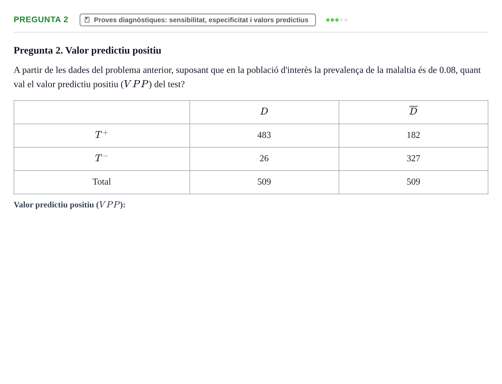Enunciado: Pregunta 2 · Bioestadística UDL 2014