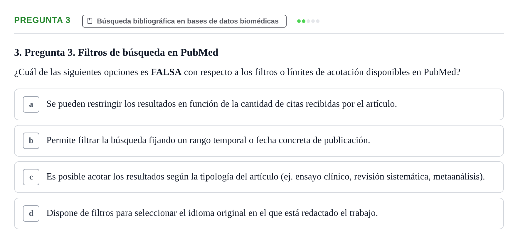 Enunciado: Pregunta 3 · Recursos Informáticos y Documentación UDL 2019