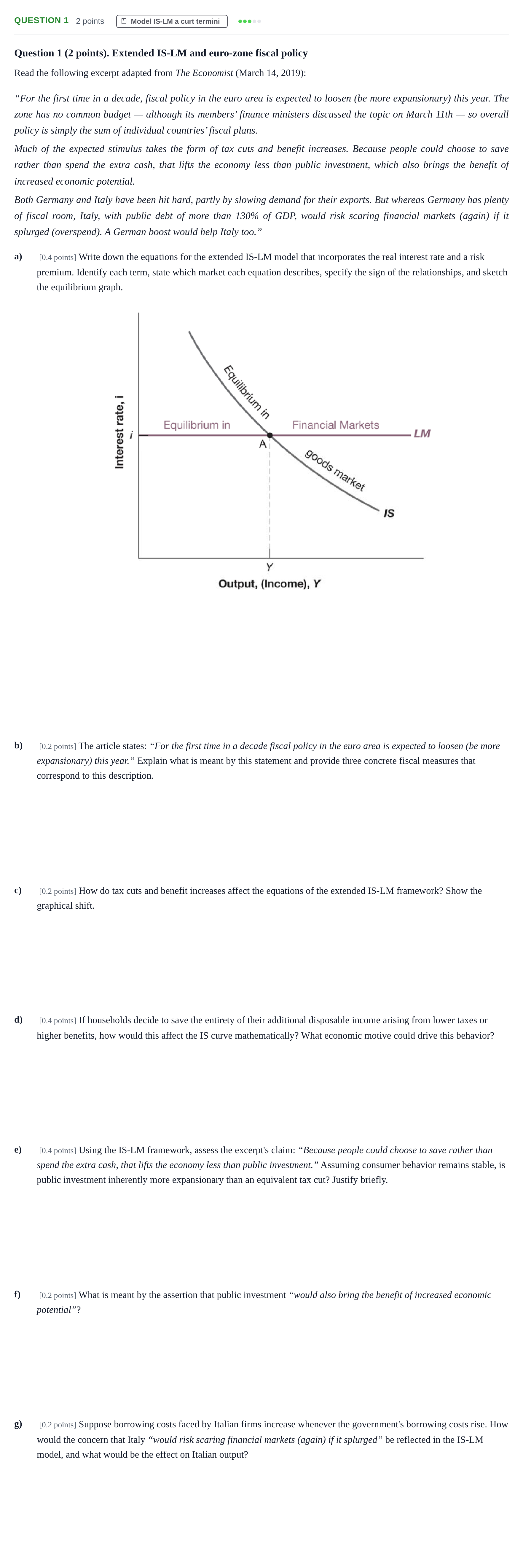 Enunciado: Question 1 · Introducció a la Macroeconomia UPF 2019