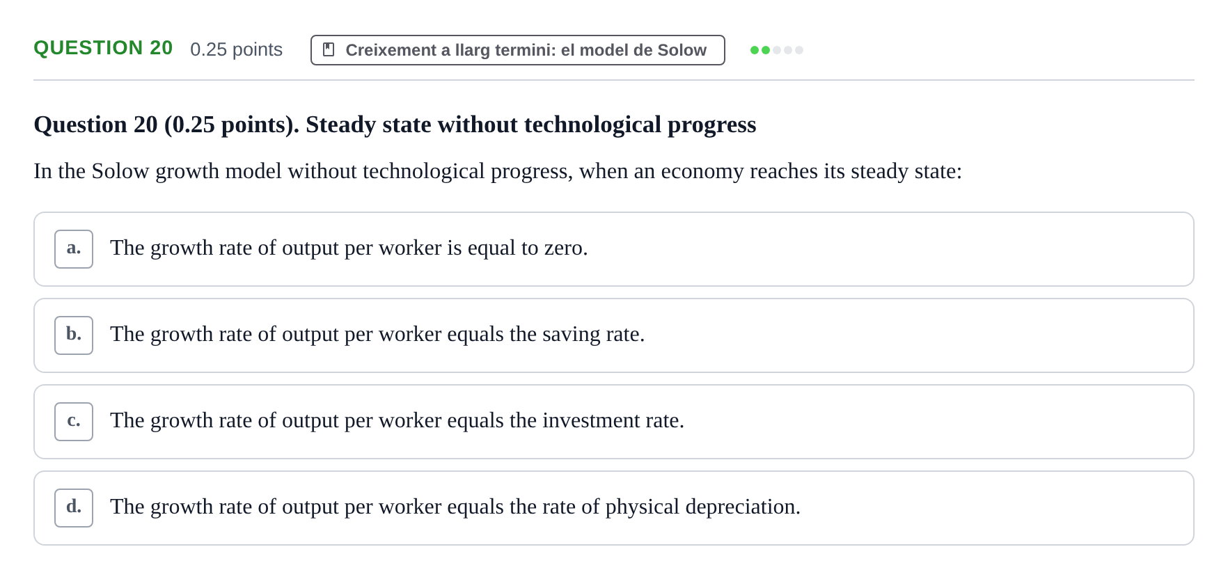 Enunciado: Question 20 · Introducció a la Macroeconomia UPF 2019