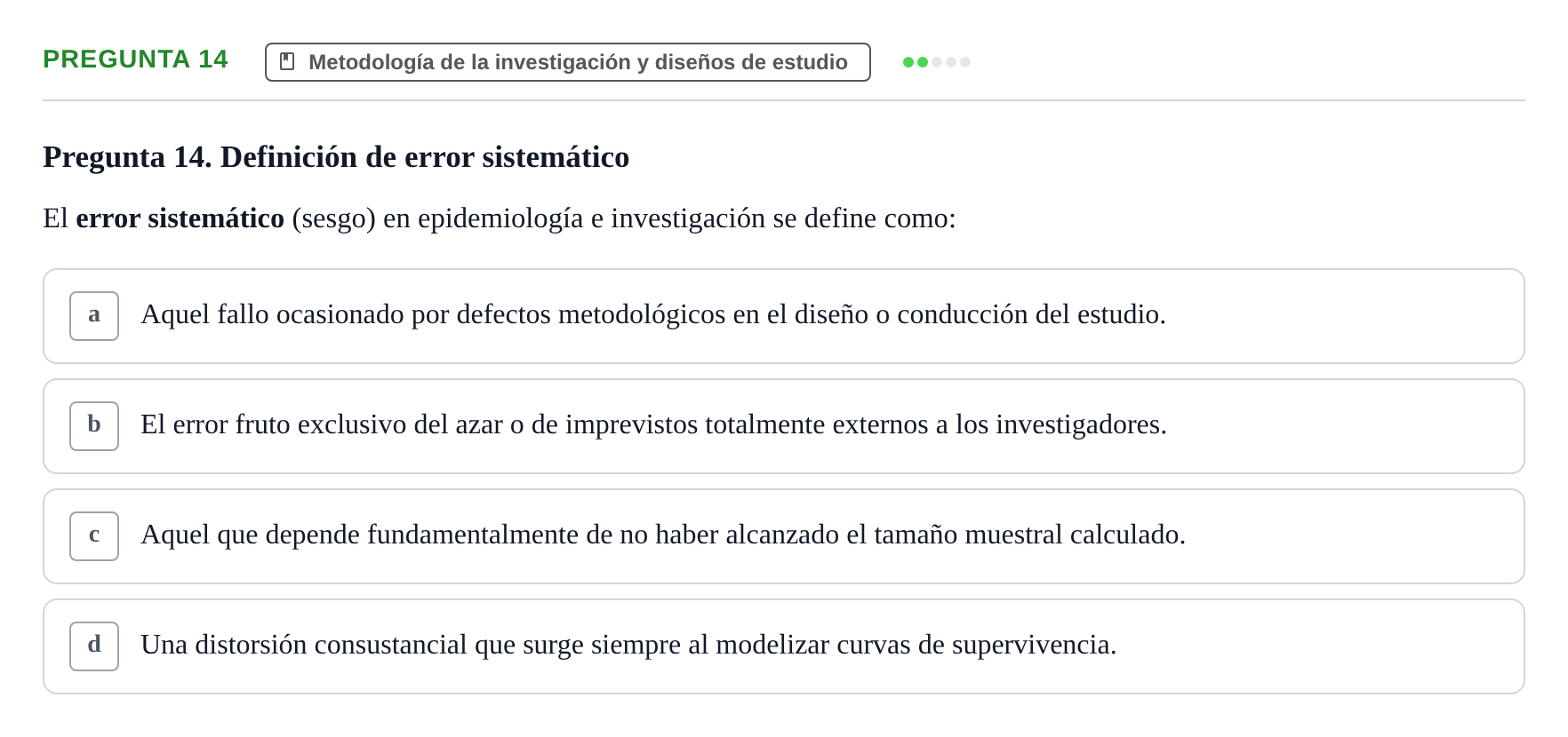 Enunciado: Pregunta 14 · Recursos Informáticos y Documentación UDL 2023
