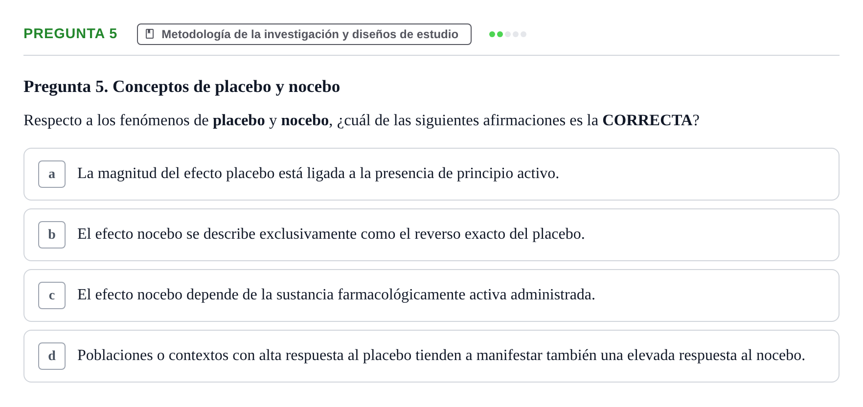 Enunciado: Pregunta 5 · Recursos Informáticos y Documentación UDL 2023