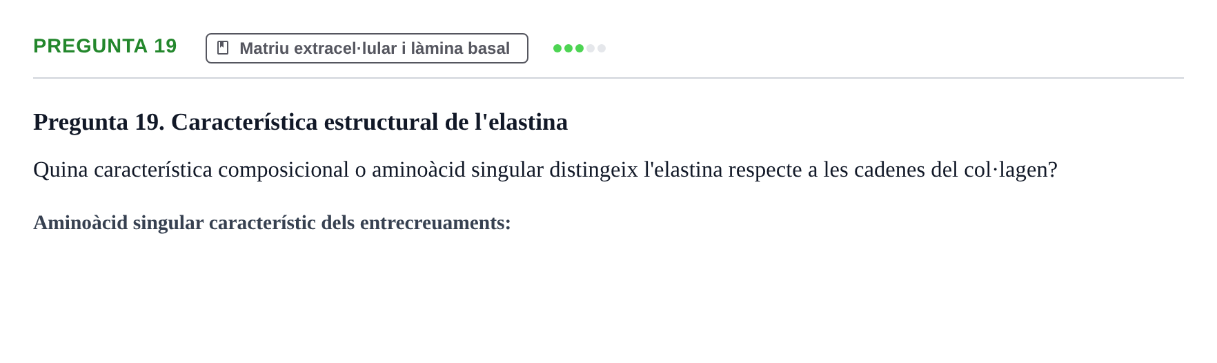 Enunciado: Pregunta 19 · Estructura y función celular UDL 2018