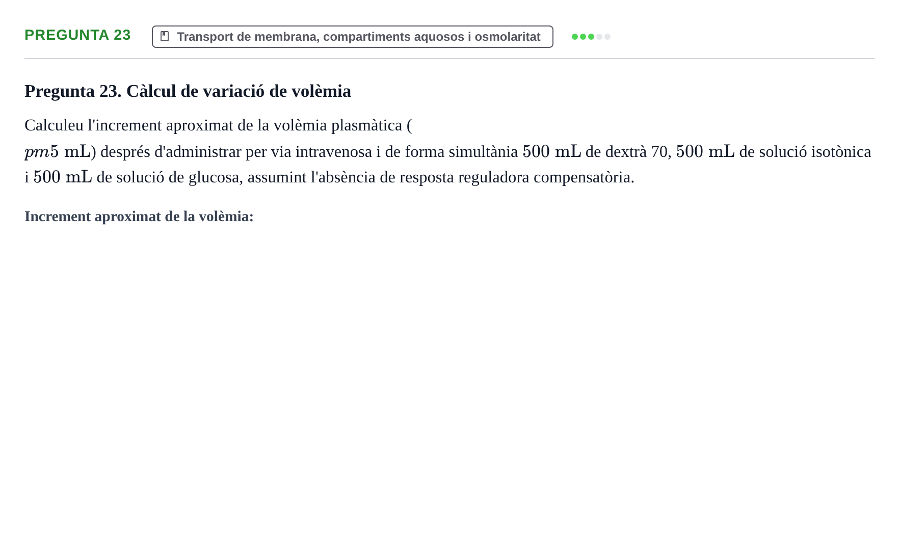 Enunciado: Pregunta 23 · Estructura y función celular UDL 2018