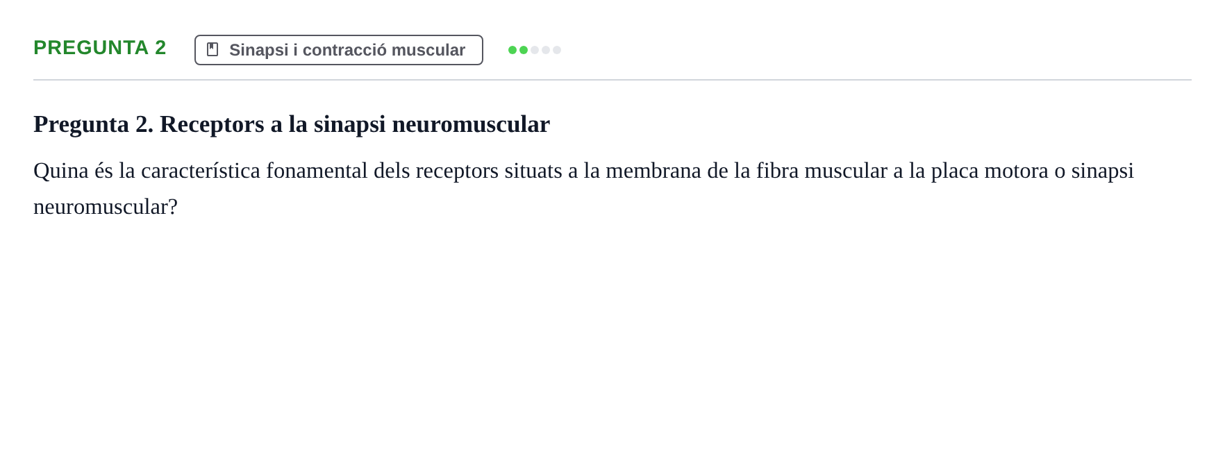 Enunciado: Pregunta 2 · Estructura y función celular UDL 2018