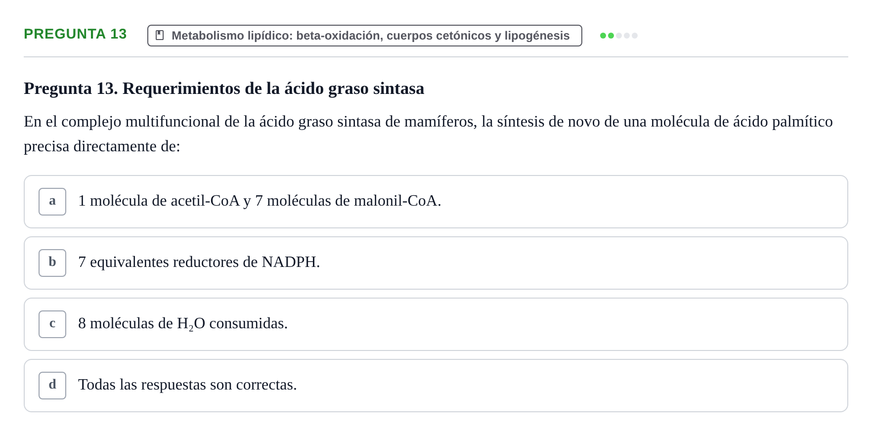 Enunciado: Pregunta 13 · Metabolismo-Endocrinología UDL 2014