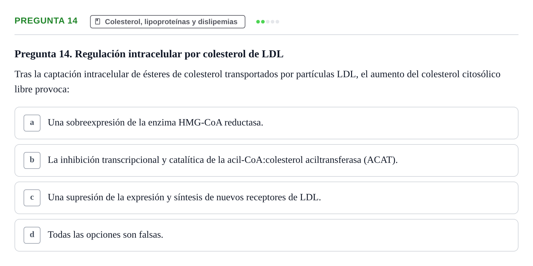 Enunciado: Pregunta 14 · Metabolismo-Endocrinología UDL 2014